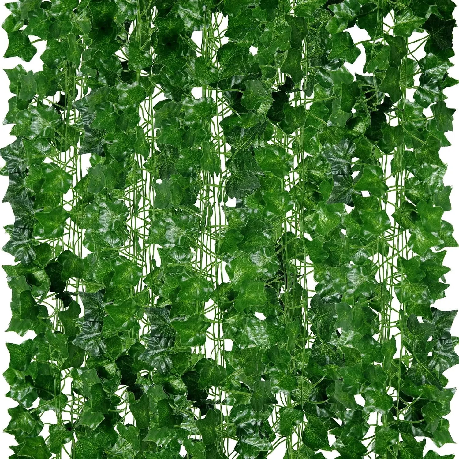 ADORAMOUR Künstliche Efeu Girlanden - 36er Pack, 210cm Länge - Gefälschte Reben für Zimmer und Garten Wand Dekoration f…