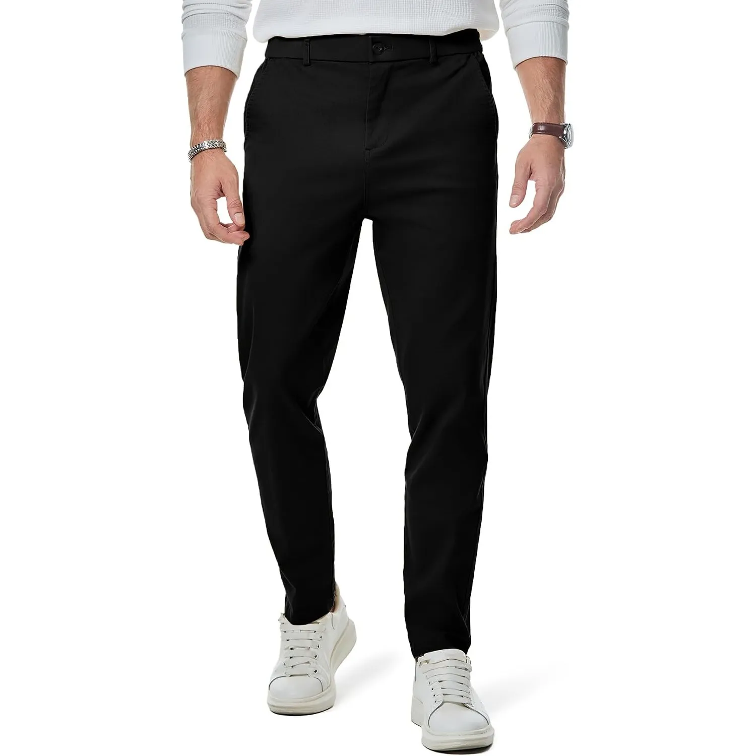 Elegancity Herren Chino Hose Casual Anzughose Stretch Hosen
