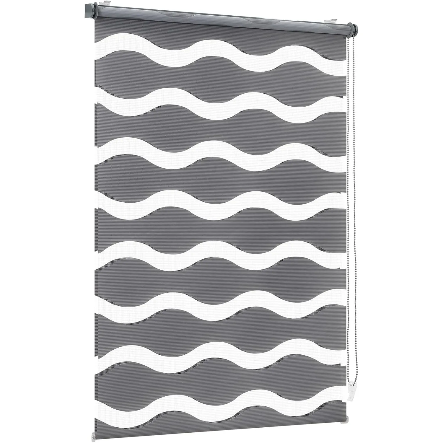Sekey Doppelrollo Wellen Klemmfix ohne Bohren für Fenster, Doppelrollo 85 cm breit, Duo Rollo Welle Jalousie Sonnenschu…