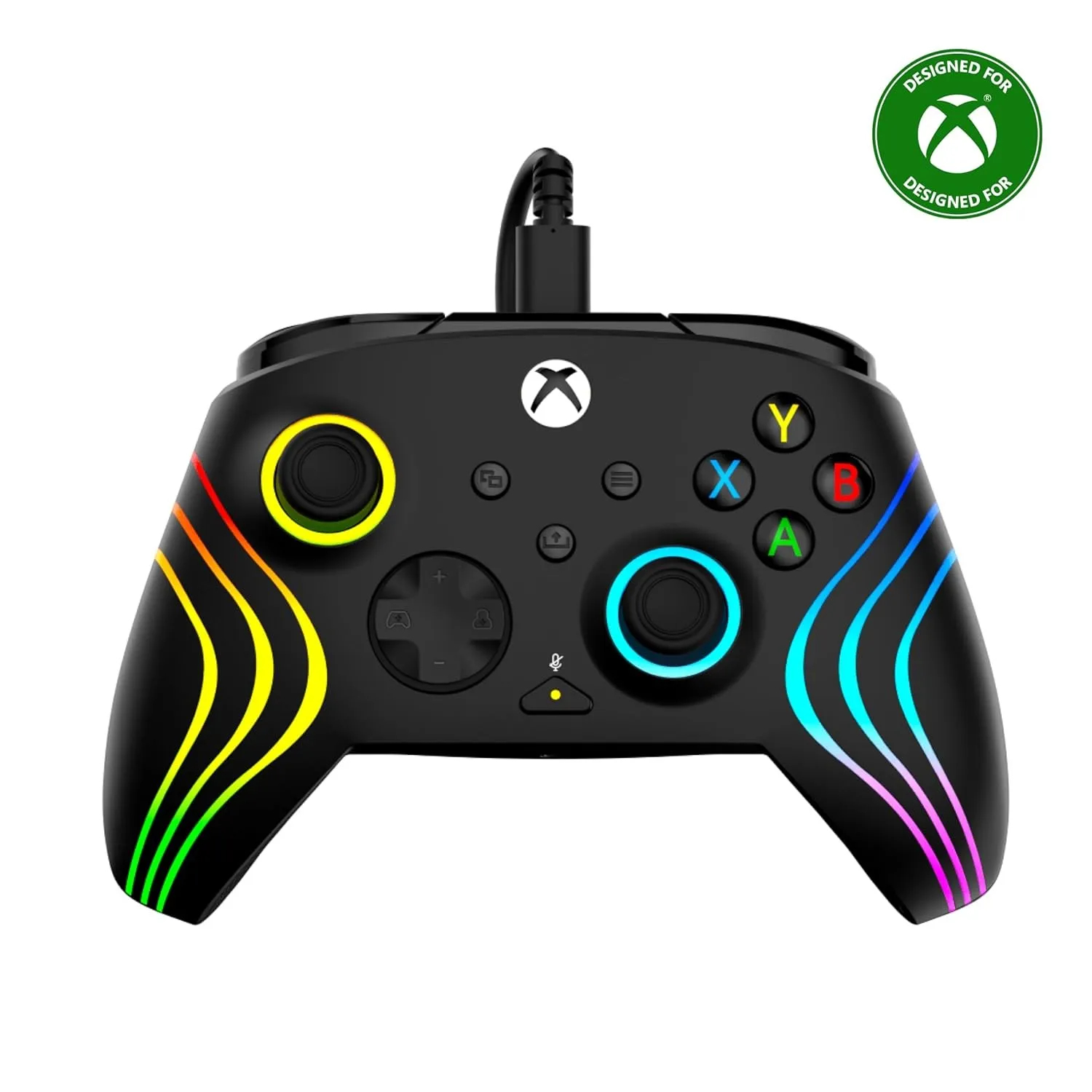 Turtle Beach Afterglow Wave Controller Schwarz Wired RGB Gaming Controller – Lizenziert für Xbox Series X oder S, Xbox …