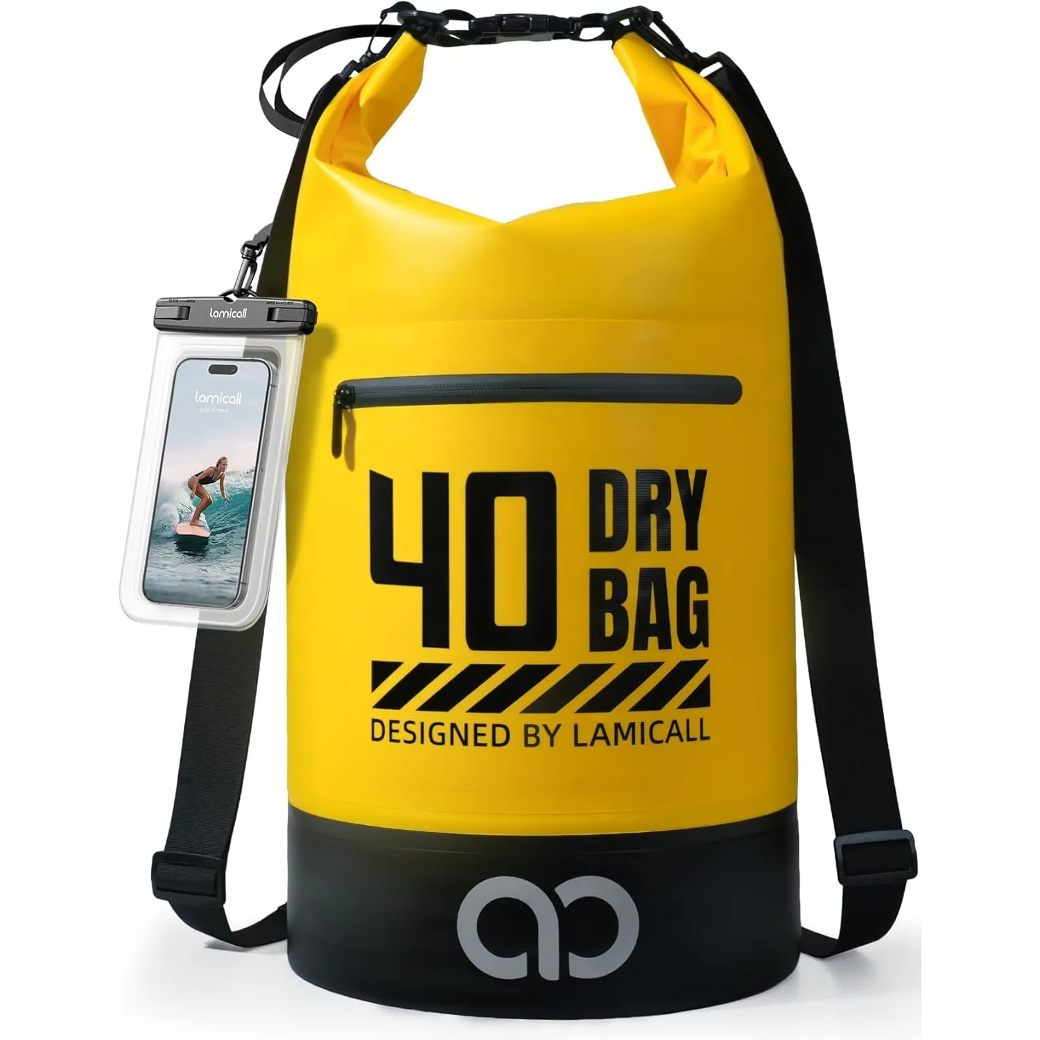 Lamicall Dry Bag, wasserdichte Tasche Beutel, Wasserfester Rucksack Drybag | [Robust & Kratzfest] 5L/10L/20L/30L/40L Wa…