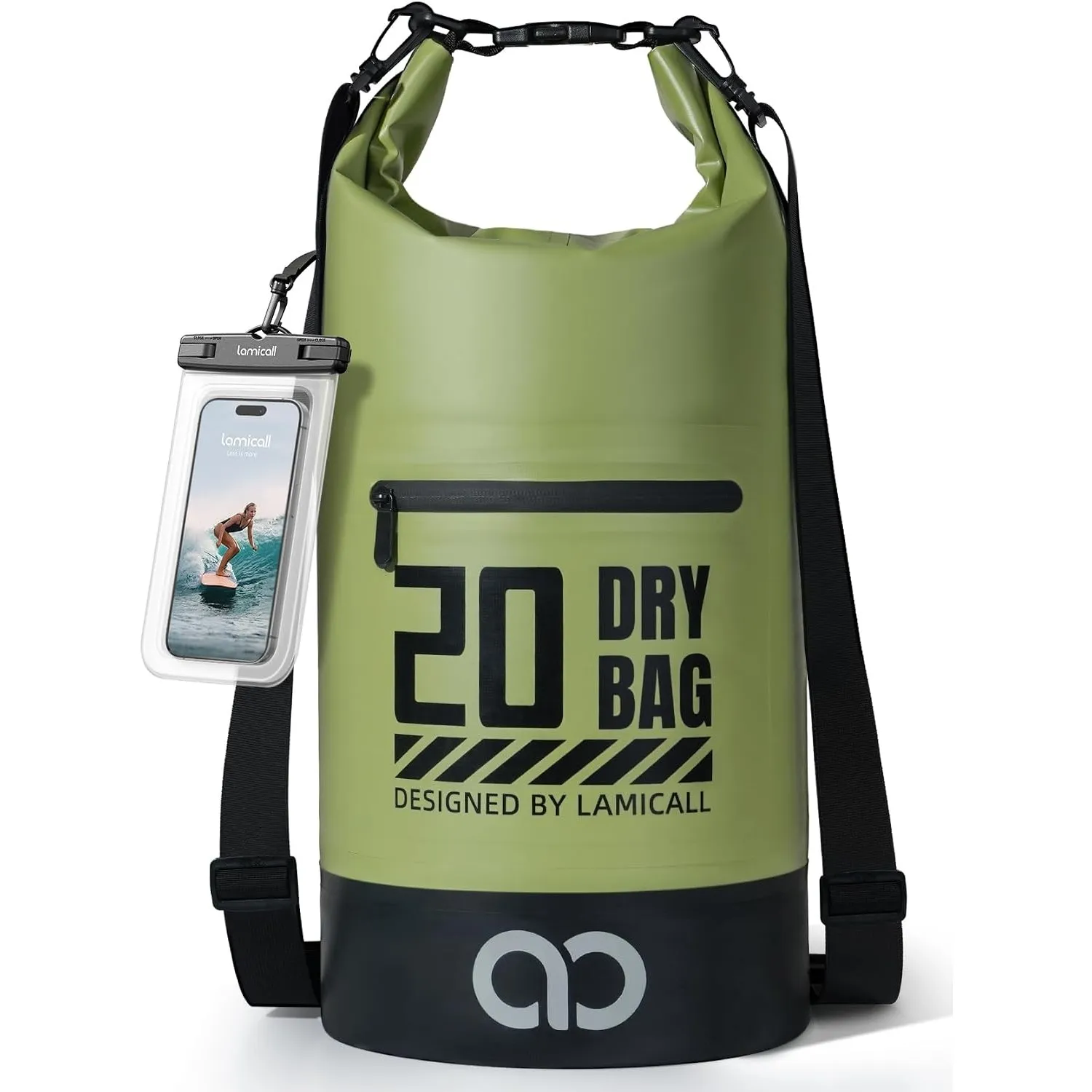 Lamicall Dry Bag, wasserdichte Tasche Beutel, Wasserfester Rucksack Drybag | [Robust & Kratzfest] 5L/10L/20L/30L/40L Wa…