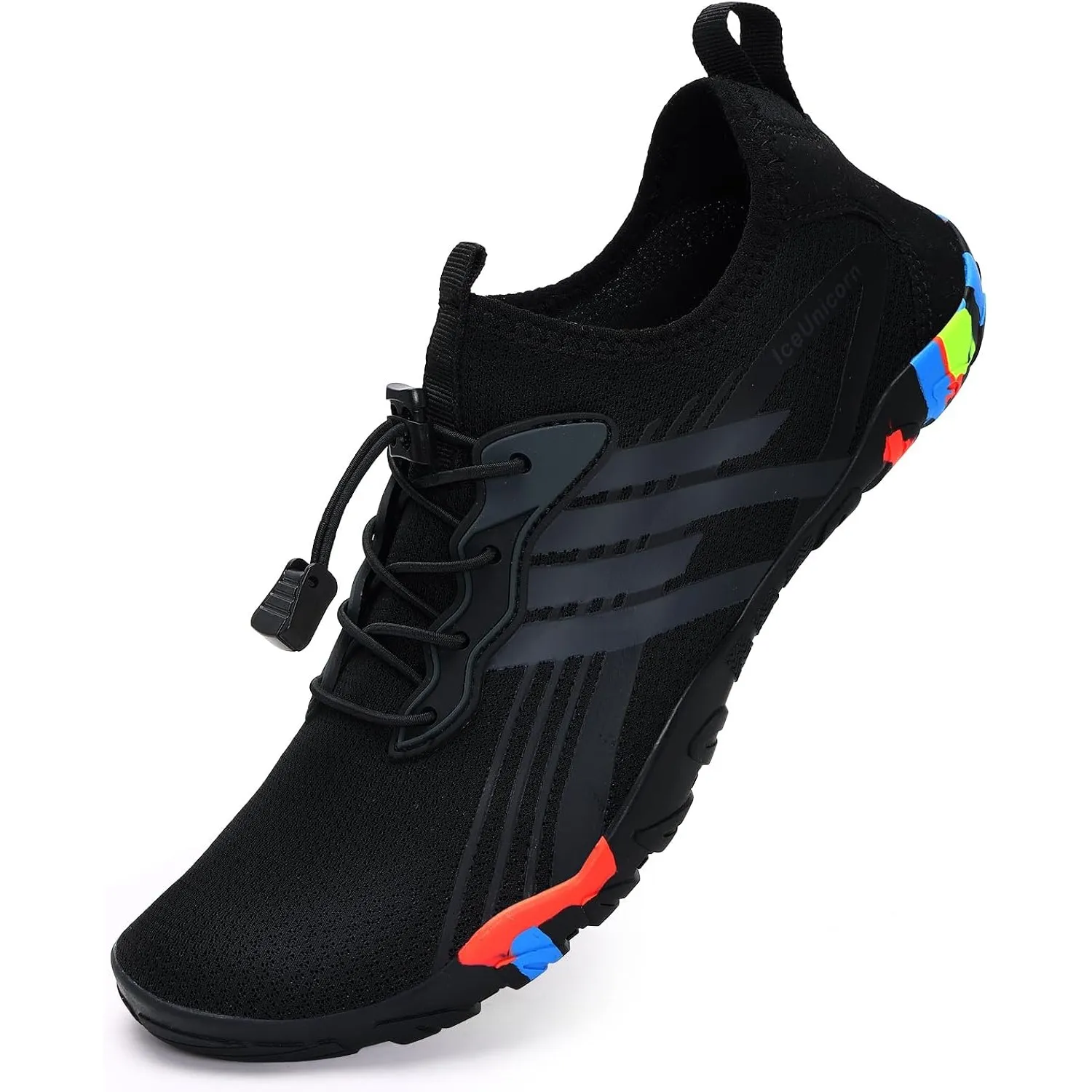 IceUnicorn Strandschuhe Badeschuhe Damen Herren Schwimmschuhe Aquaschuhe Sommer Schnell Trocknend Surfschuhe