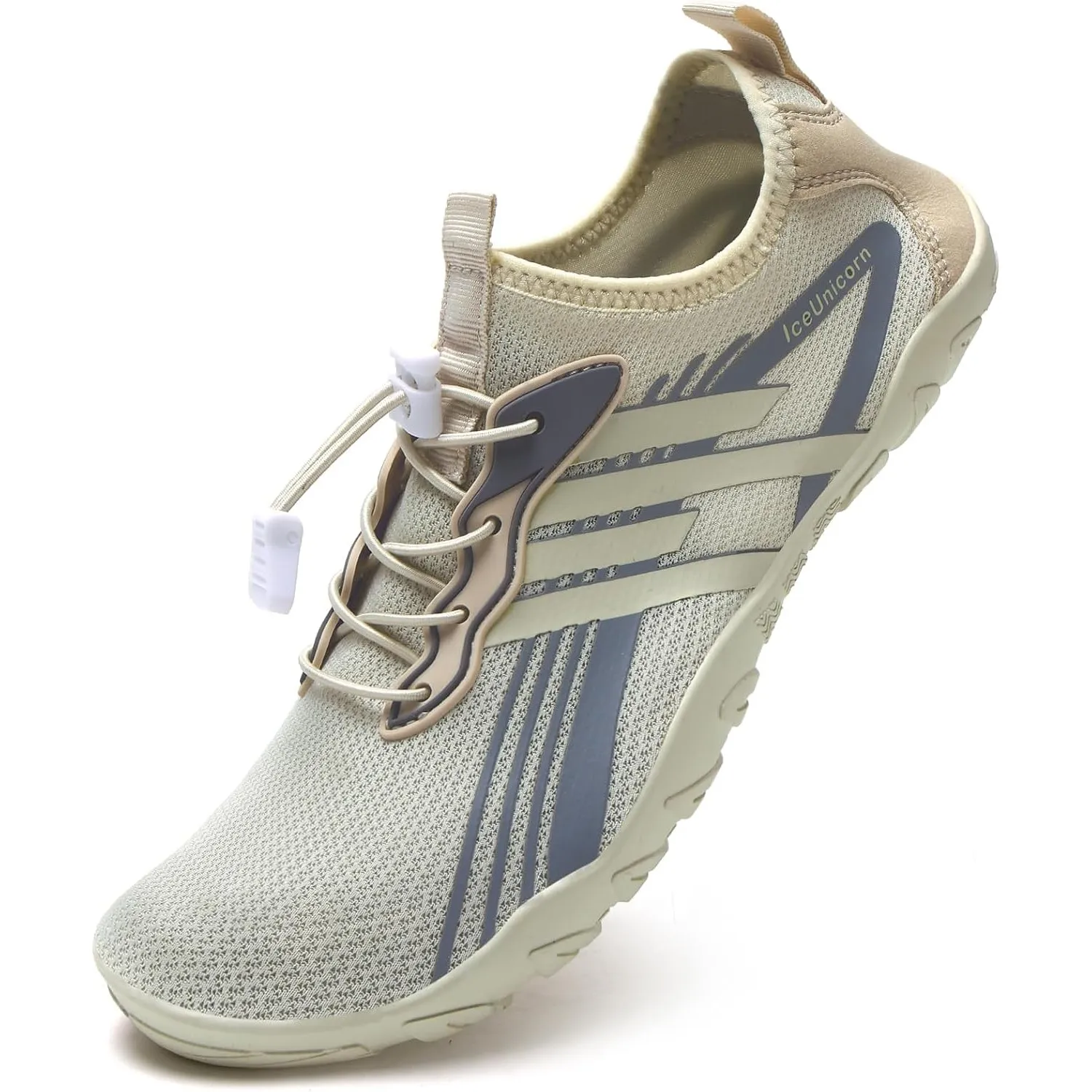 IceUnicorn Strandschuhe Badeschuhe Damen Herren Schwimmschuhe Aquaschuhe Sommer Schnell Trocknend Surfschuhe