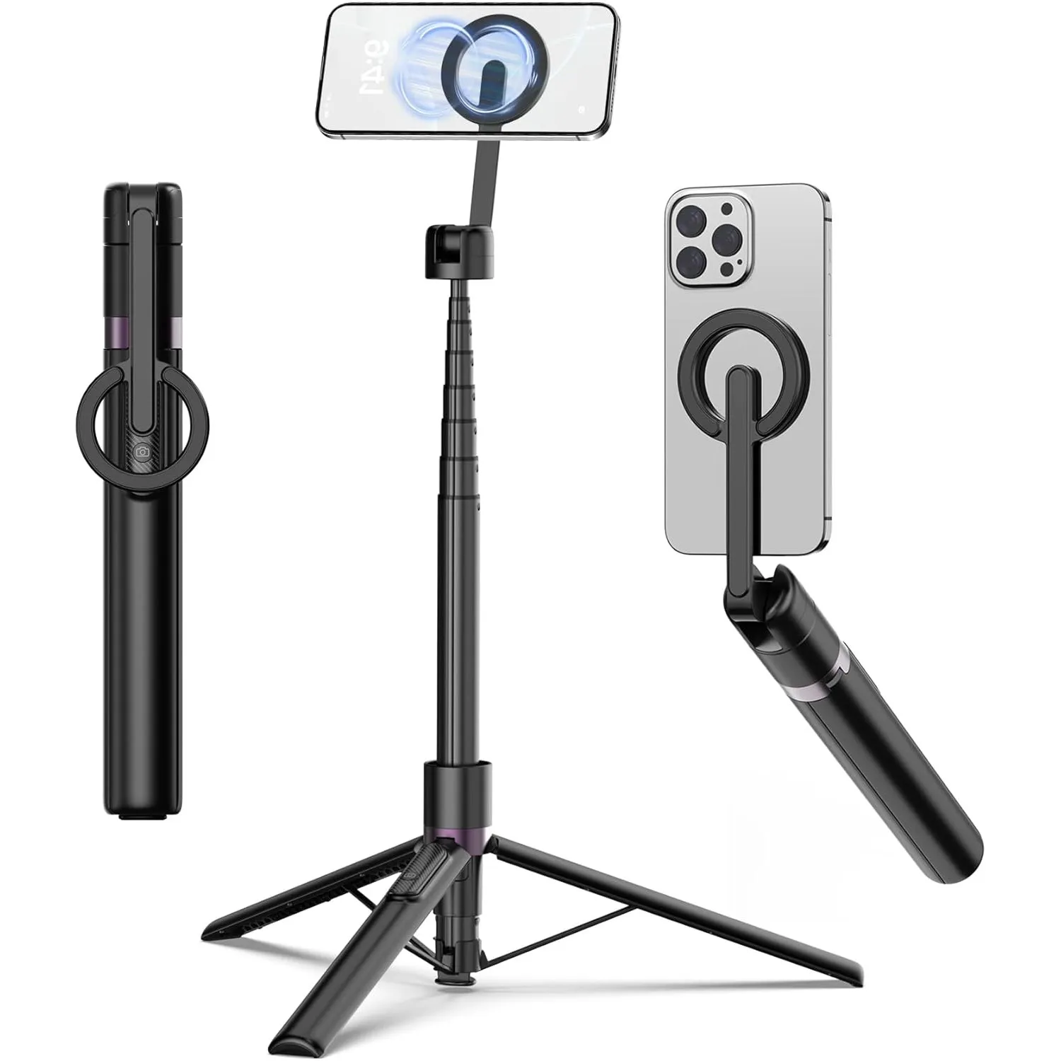 TONEOF 173cm Magnetisches Handy Stativ Selfie Stick für MagSafe