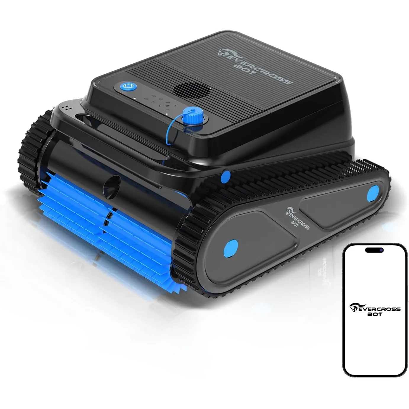 U8 Poolroboter Boden und Wand, Kabelloser Poolsauger mit Wasserlinie, 120 Min Akku, Intelligente Navigation, Selbsteinp…