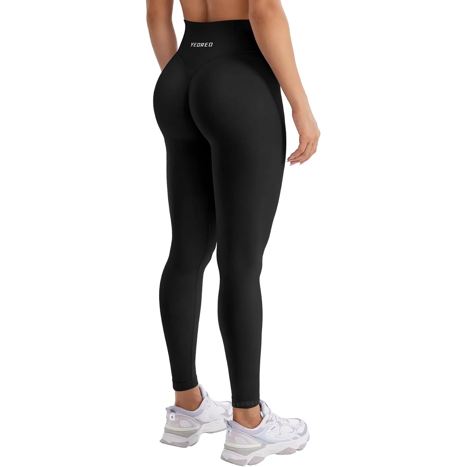 YEOREO Damen Sport Leggings Invisible Scrunch Butt Gym Leggings