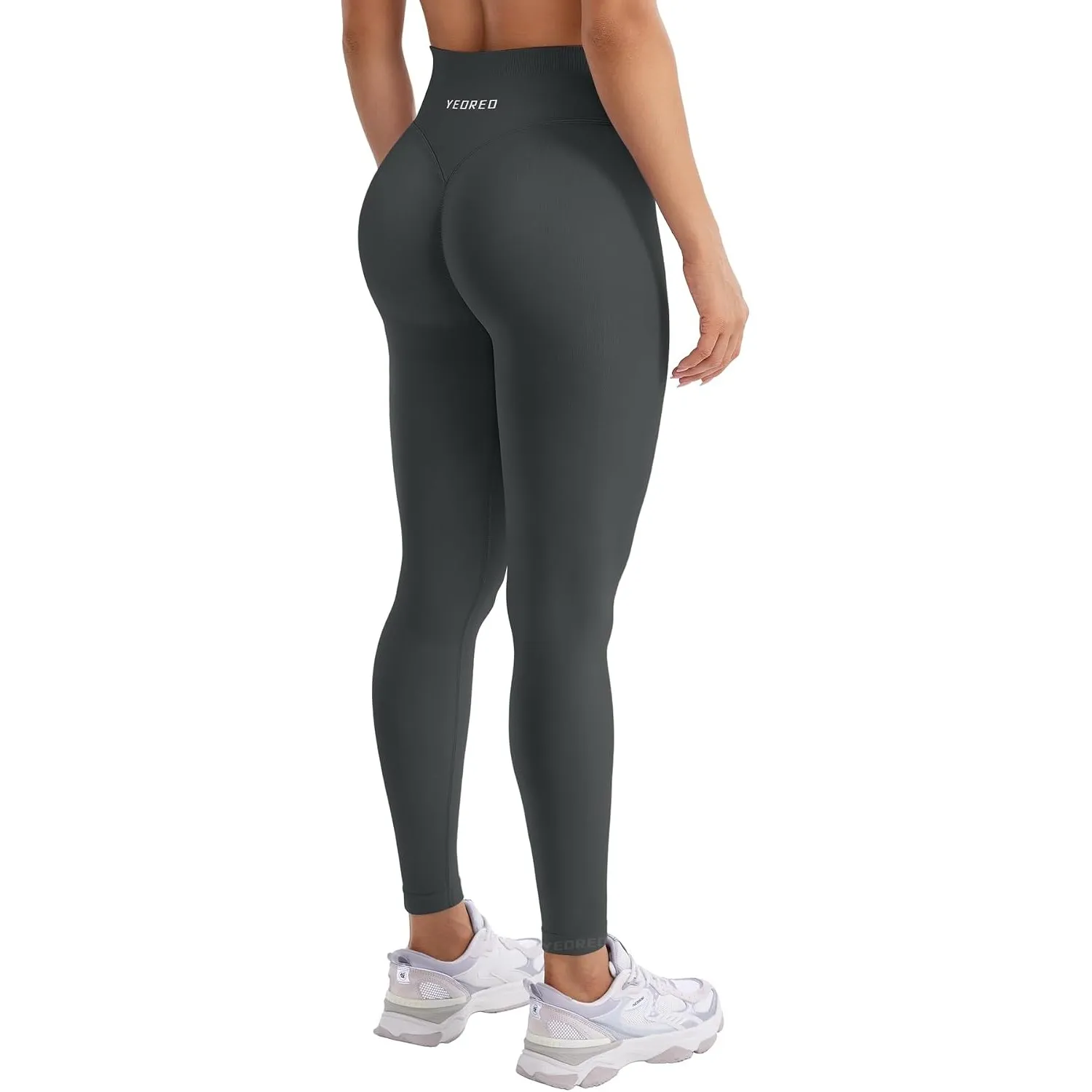 YEOREO Damen Sport Leggings Invisible Scrunch Butt Gym Leggings