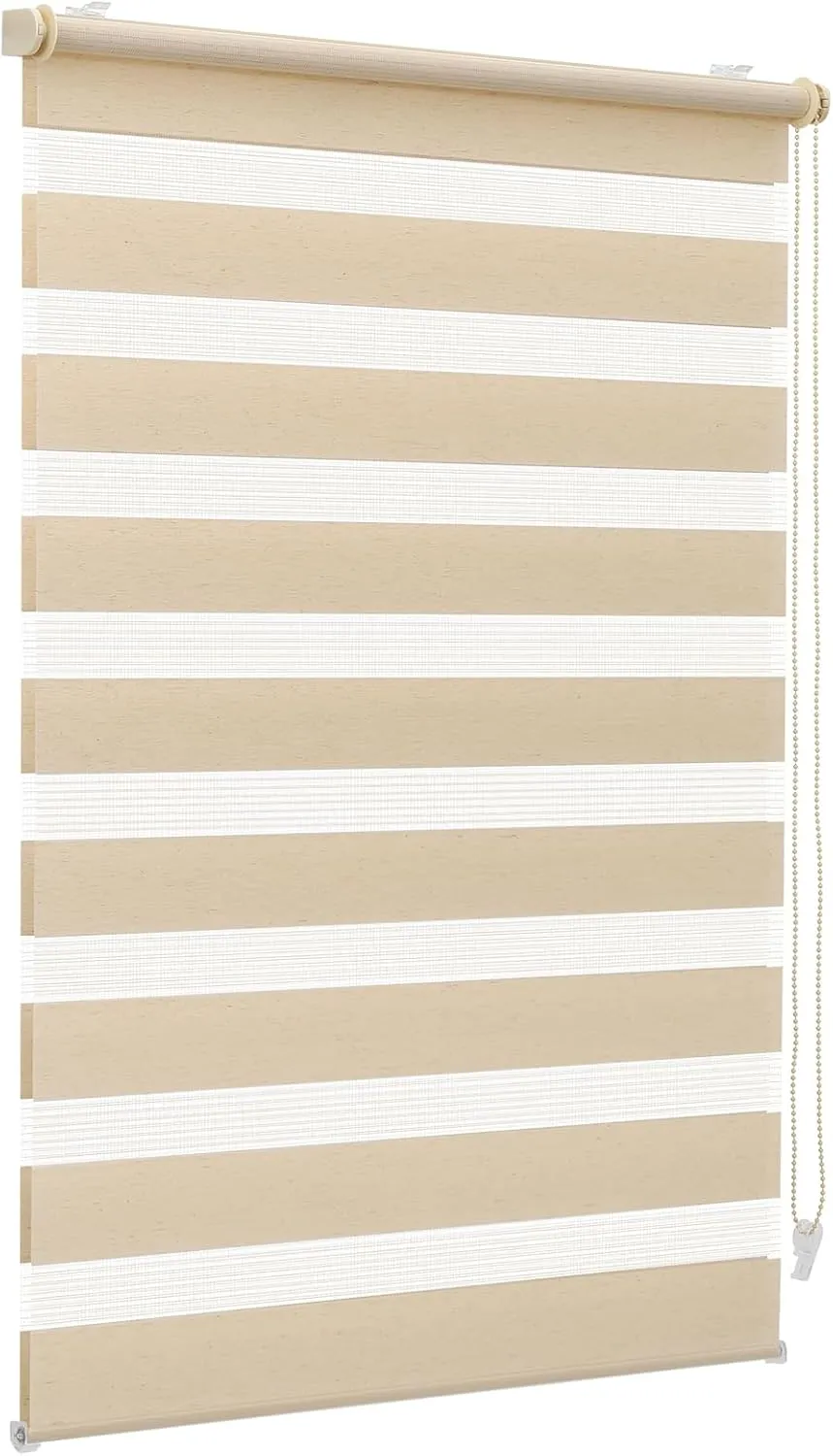 Sekey Doppelrollo Klemmfix ohne Bohren für Fenster, Doppelrollo 115 cm breit, Duo Rollo Jalousie Sonnenschutz, 115x210c…