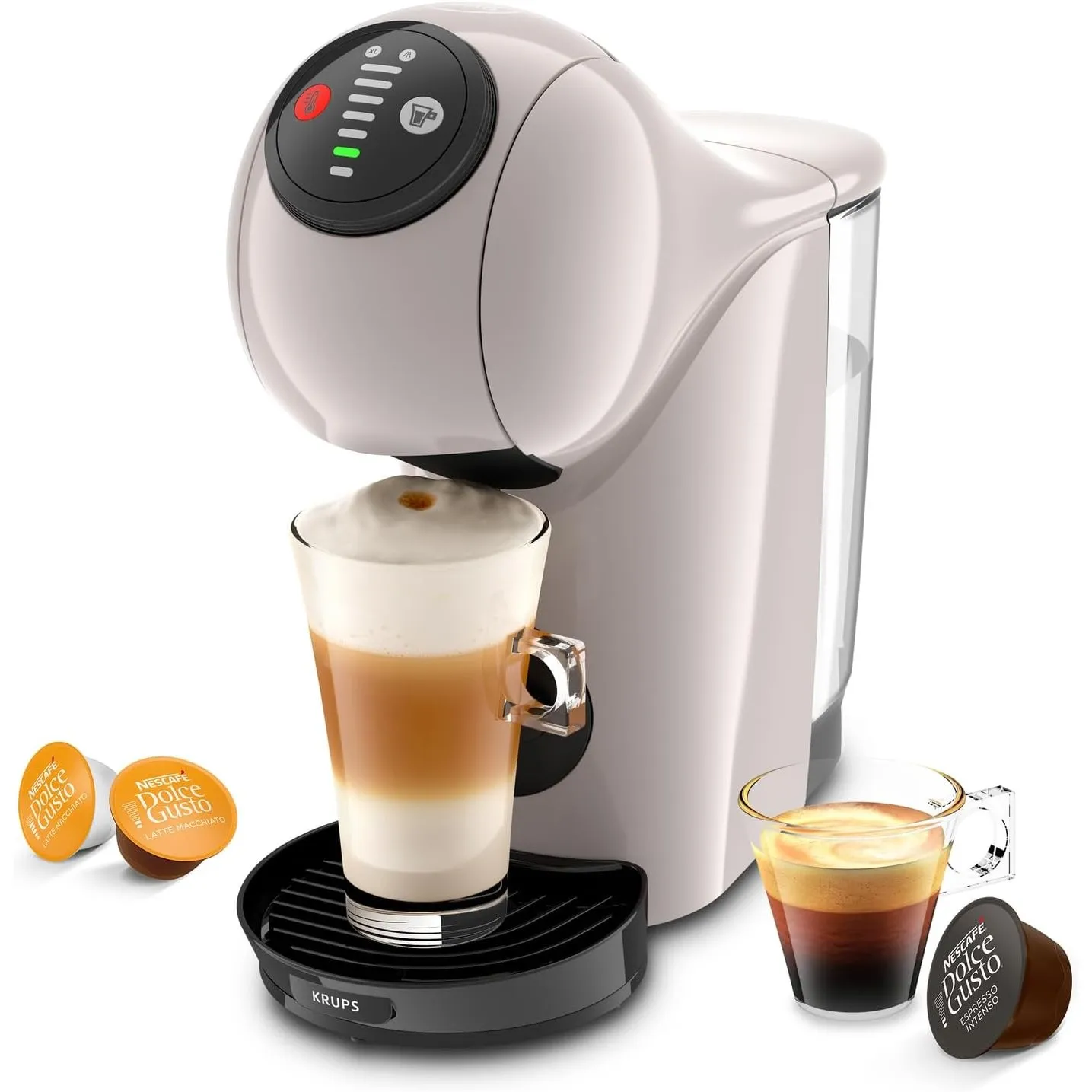 NESCAFÉ DOLCE GUSTO Genio S Automatische Kapselmaschine by KRUPS, Taupe