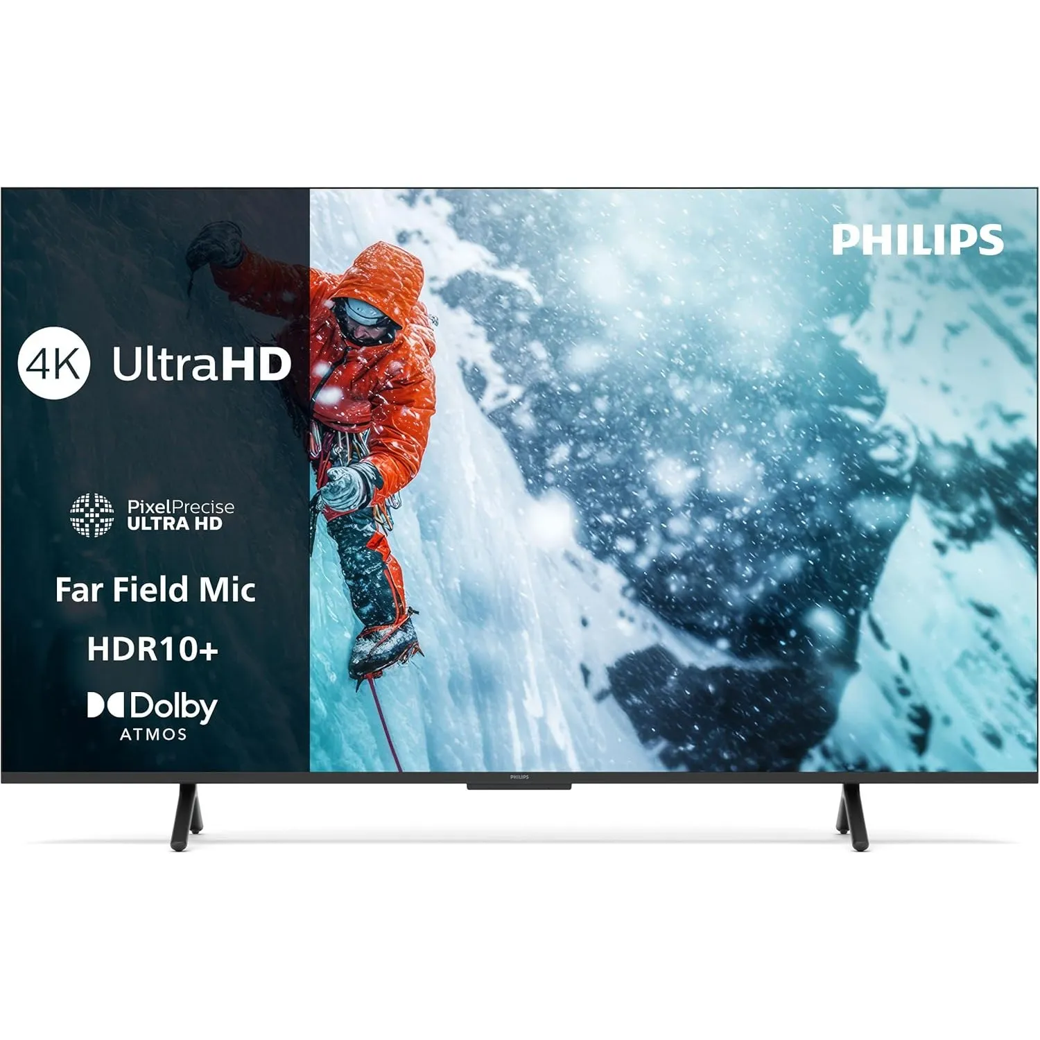 PHILIPS 65PUS7200 4K LED Smart TV - 65 Zoll Display mit Pixel Precise Ultra HD, Titan OS Plattform und Dolby Atmos Soun…