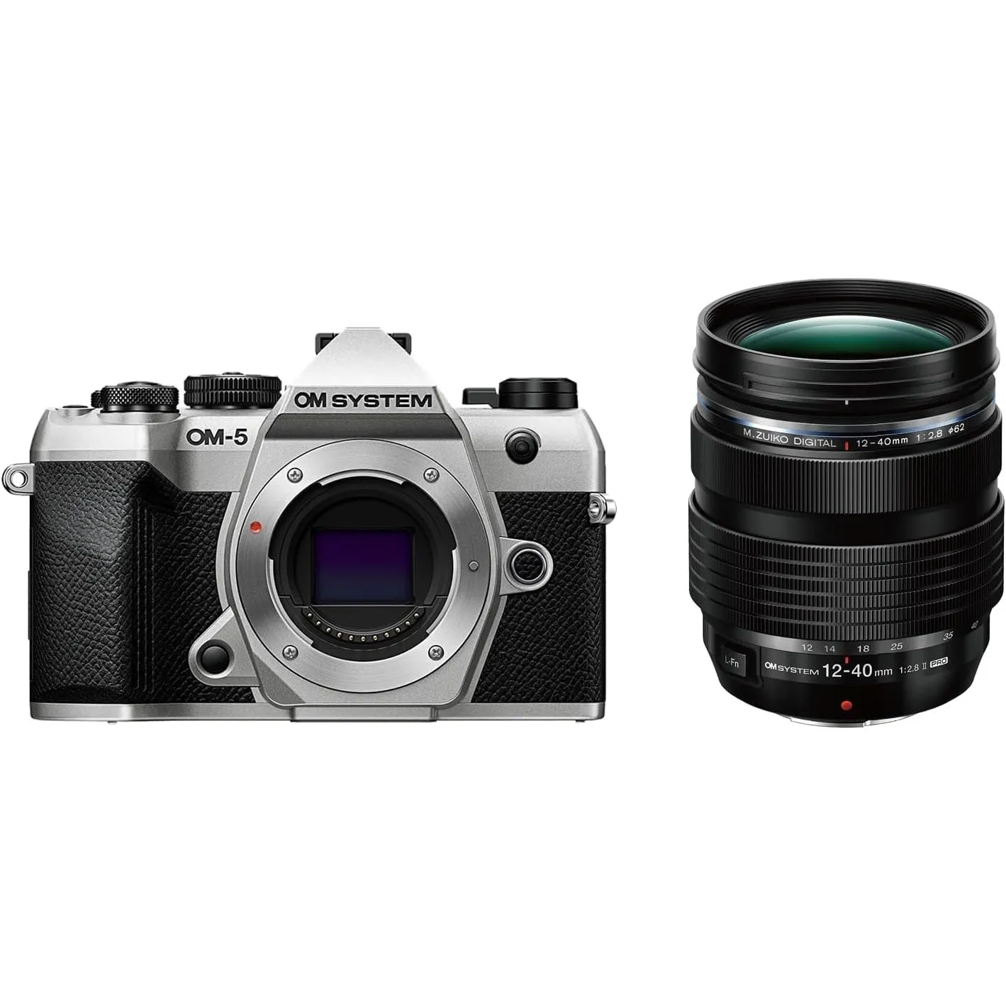 OM SYSTEM OM-5 Mark II MFT-Kamera Kit mit 12-40mm F2.8 PRO II Objektiv