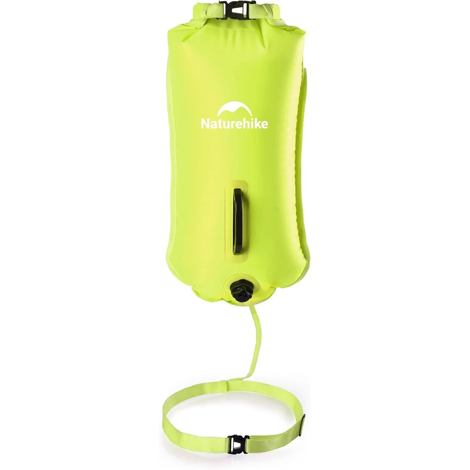 Naturehike Schwimmboje Zwei Airbags Swim Boje Trockensack wasserdichte Strandtasche mit Verstellbarer Hüftgurtfür Schwi…
