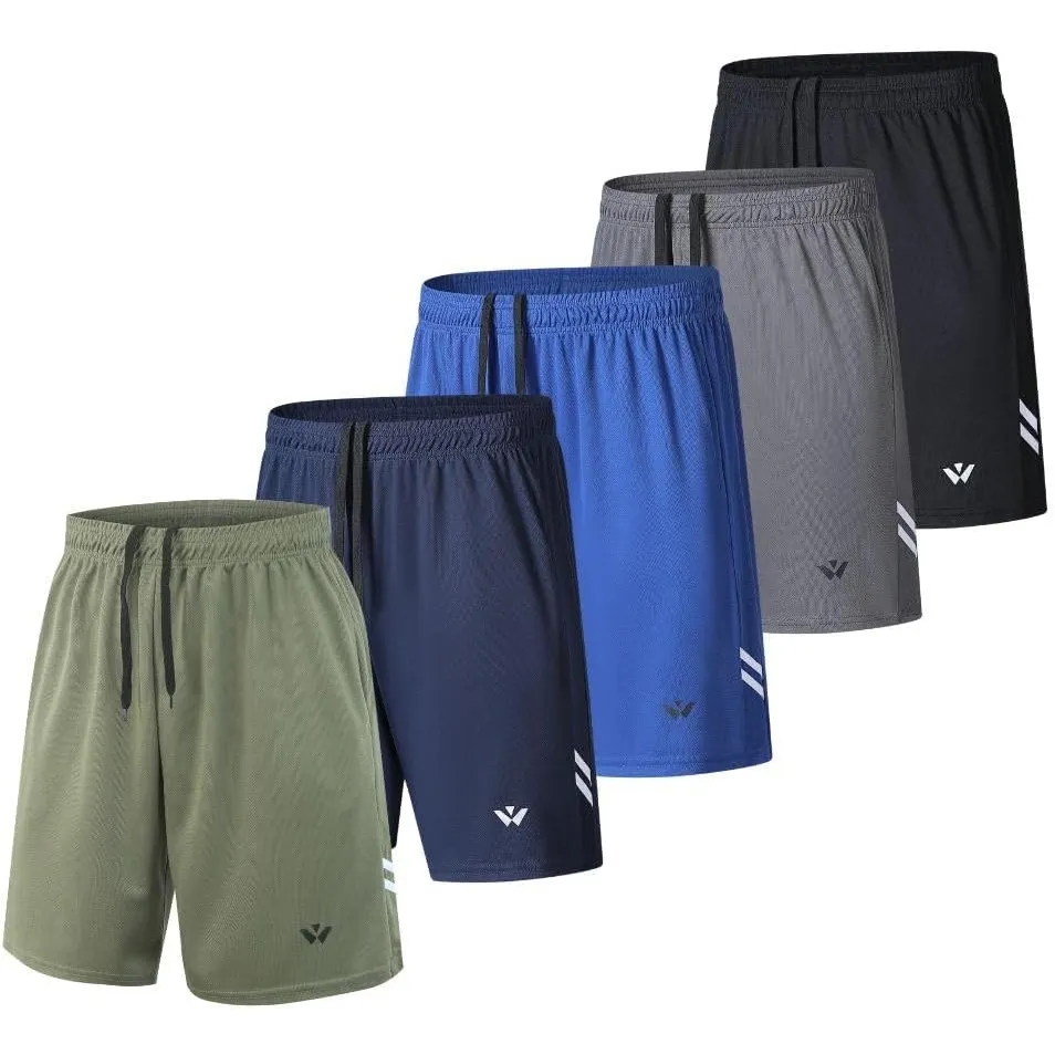Sporthose für Herren mit Taschen und elastischem Bund, schnelltrocknende Trainingshose, Laufhose
