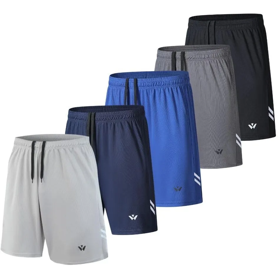 Sporthose für Herren mit Taschen und elastischem Bund, schnelltrocknende Trainingshose, Laufhose