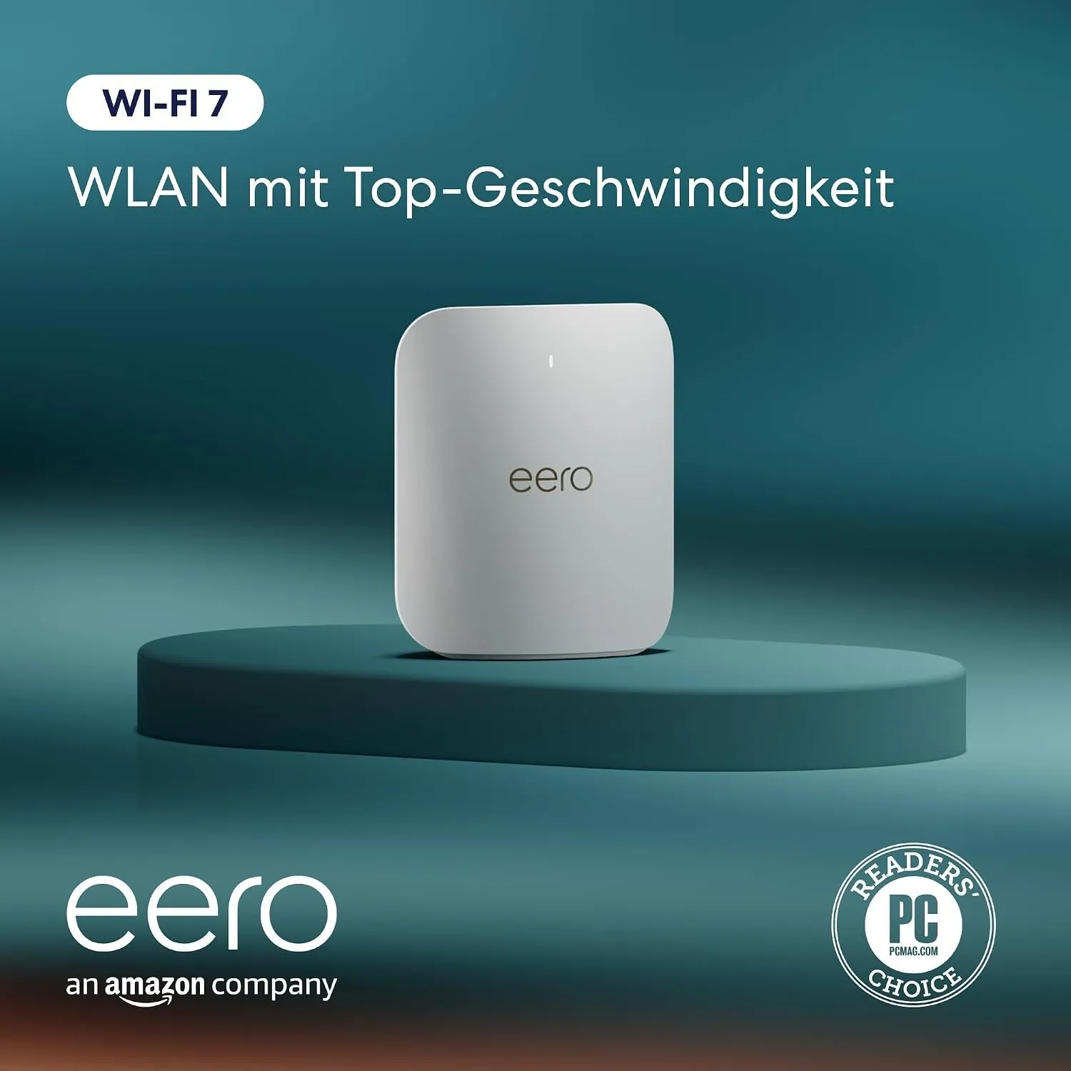 Amazon eero Pro 7 Mesh-WLAN-Router (neueste Version) | Unterstützt Internet-Geschwindigkeiten von bis zu 5 Gbit/s | WLA…