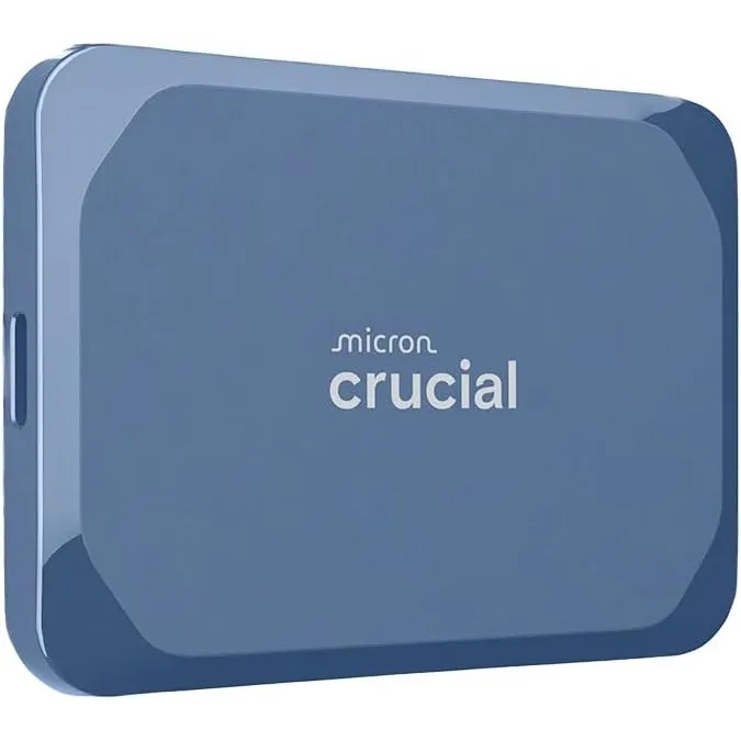 Crucial X10 6TB Externe SSD Festplatte, bis zu 2.100MB/s, USB-C 3.2 Gen2, IP65 Wasser- und Staubgeschützt, Portable SSD…