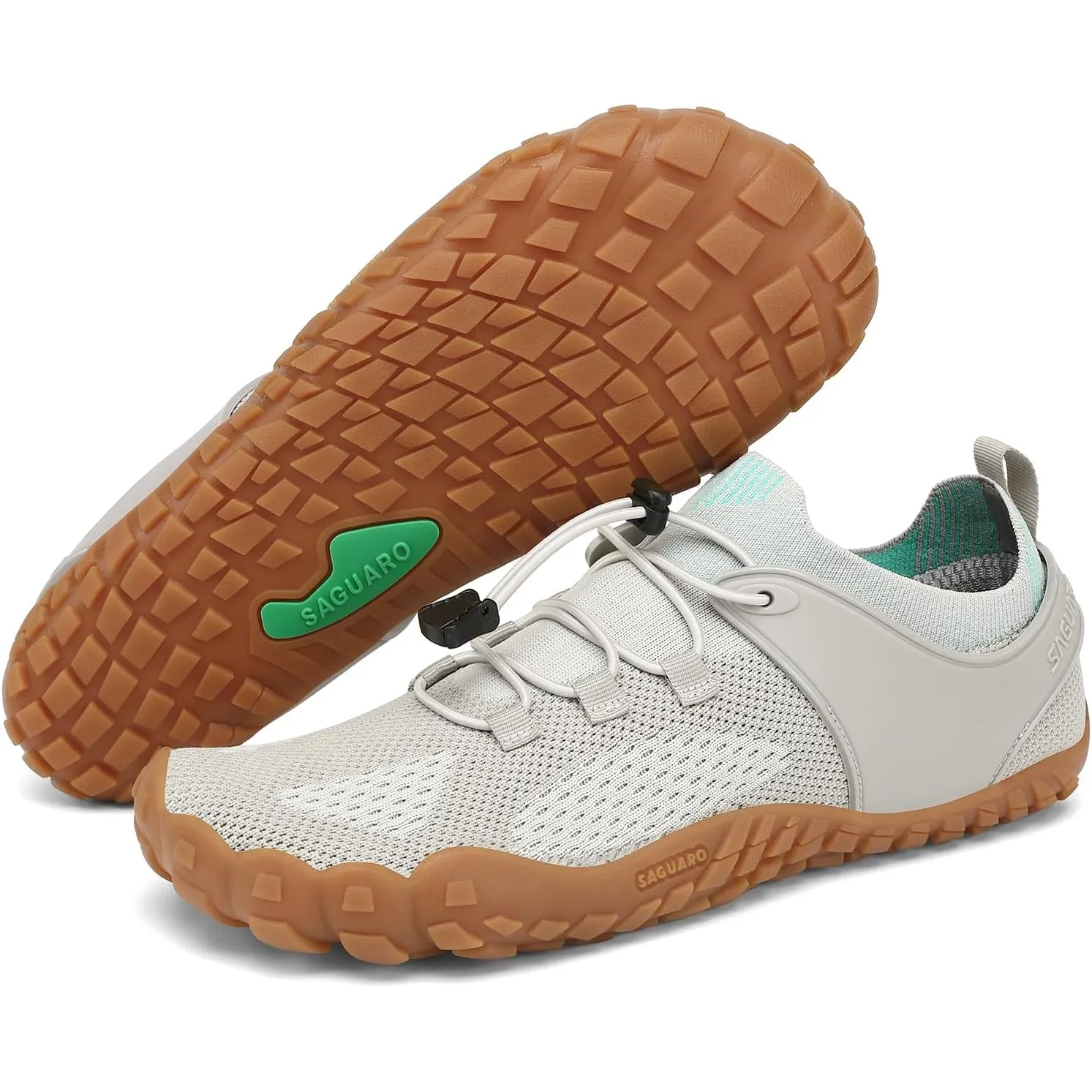 SAGUARO Knit Barfußschuhe rutschfest Barfuss Schuhe Damen Herren Mit Zero-Drop Solhe Gr.36-48