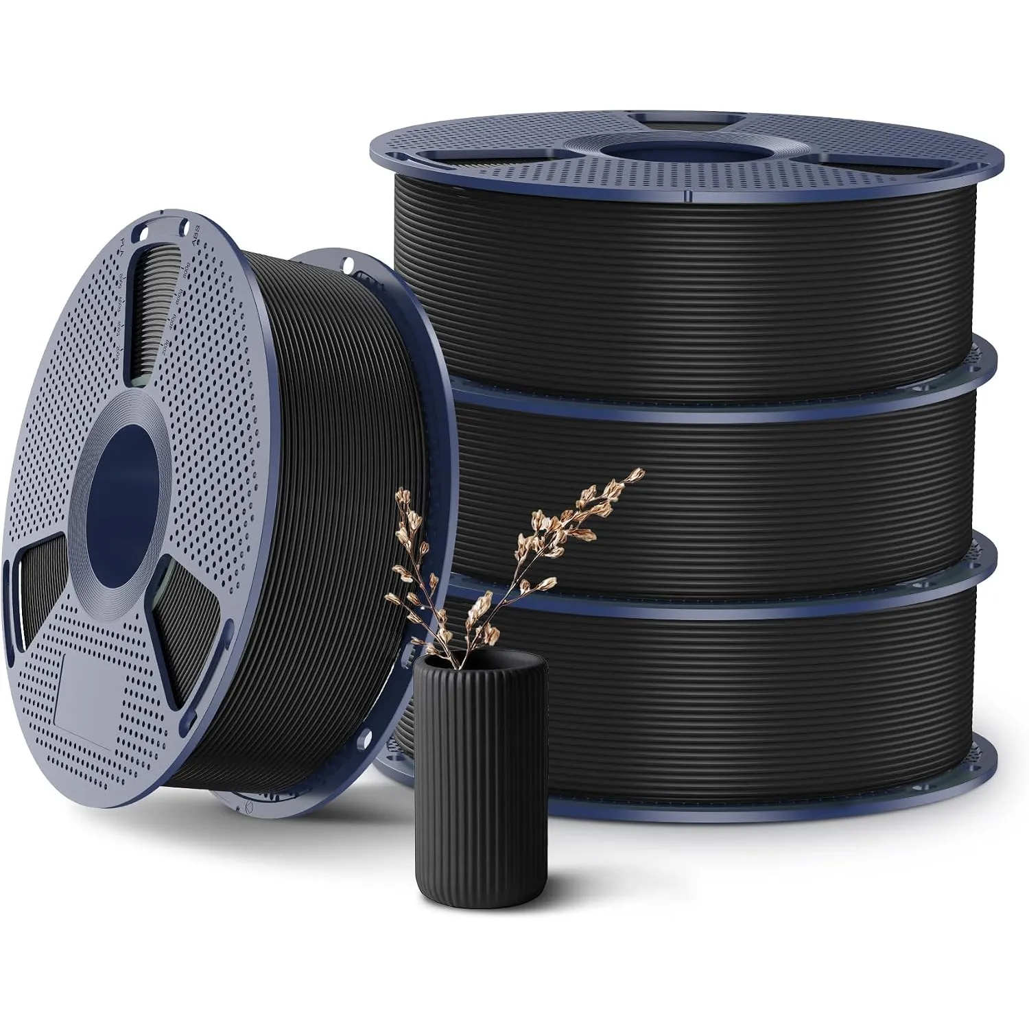 SUNLU 4KG High Speed PLA+2.0 Filament 1.75mm Schwarz, PLA Plus 2.0 Filament
