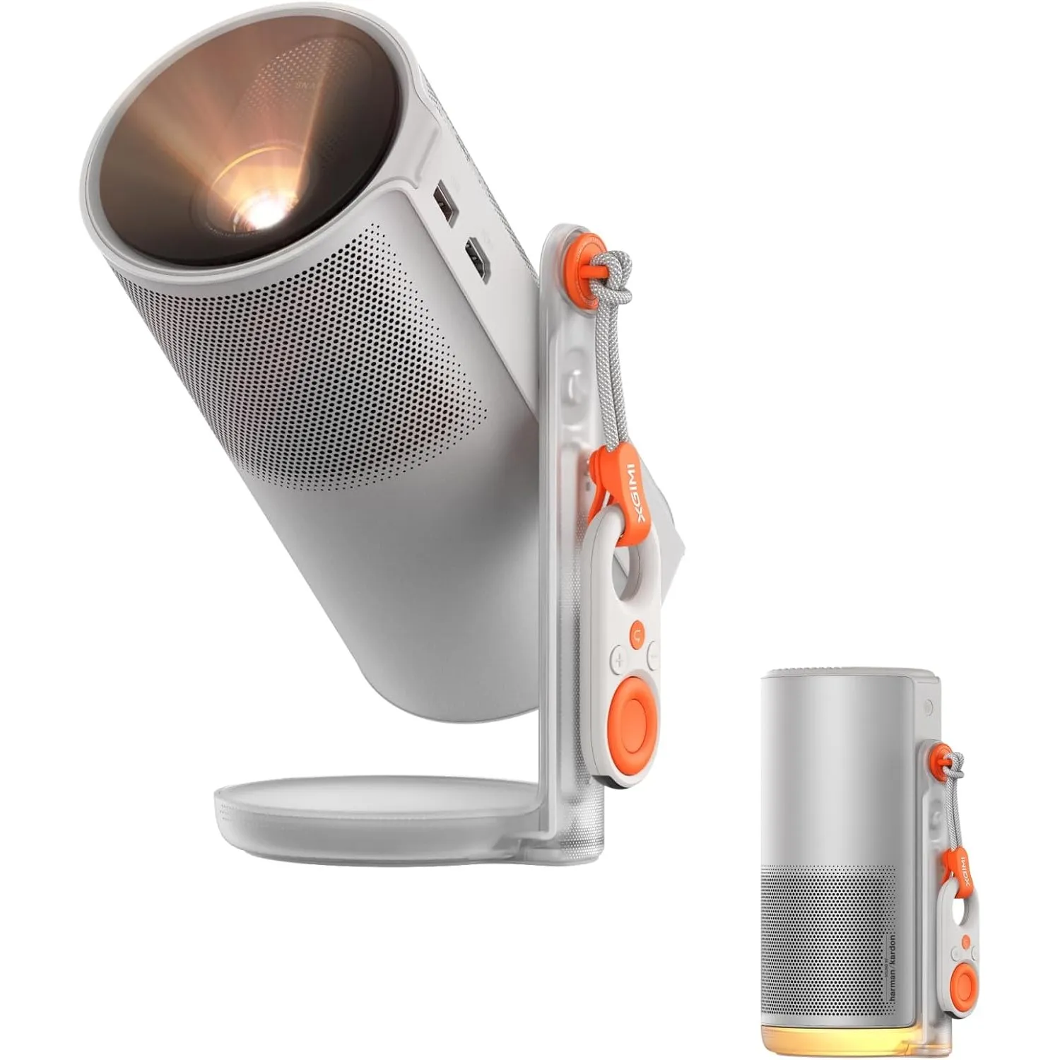 XGIMI MoGo 4 Tragbarer Smart Beamer mit Akku, 360° Ständer, 450 ISO-Lumen