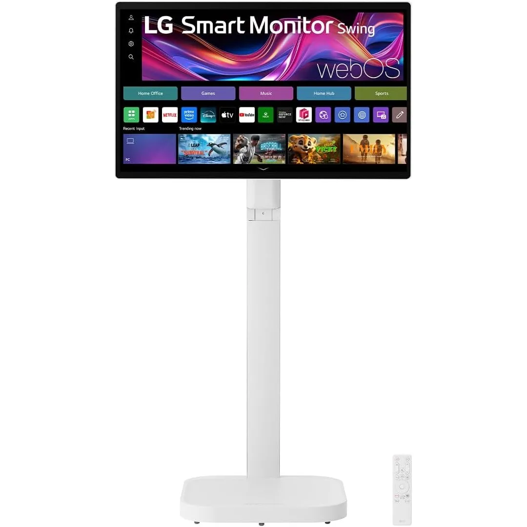 LG Smart Monitor Swing 32U889SA-W 32 Zoll 4K UHD IPS Touch Monitor, webOS 24, AirPlay, ThinQ, HDR10, 95% DCI-P3, rollba…