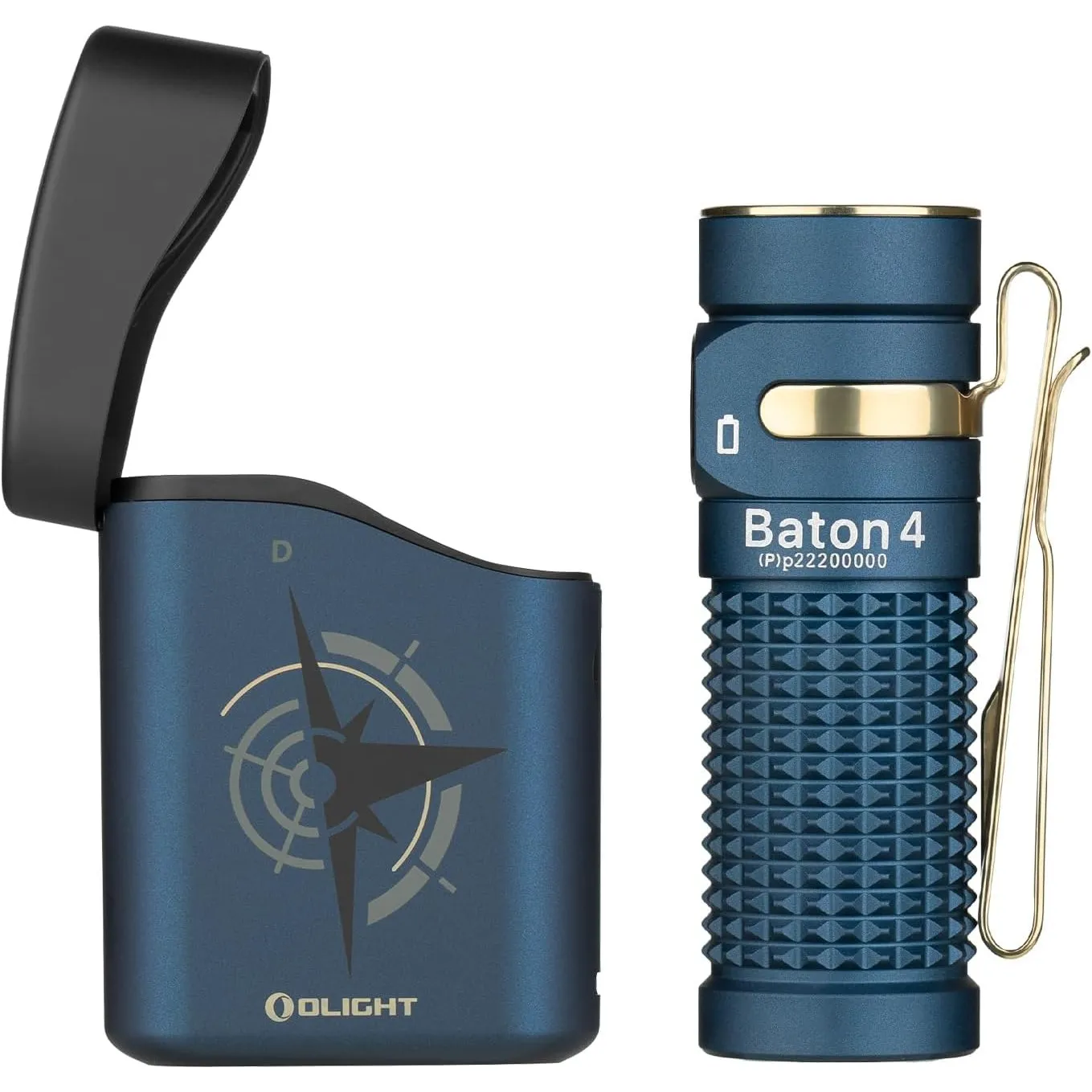 OLIGHT Baton 4 kit Mini LED Taschenlampe Wiederaufladbare mit Ladecase | Handlampe bis zu 190 Tage Laufzeit, 1300Lm 170…