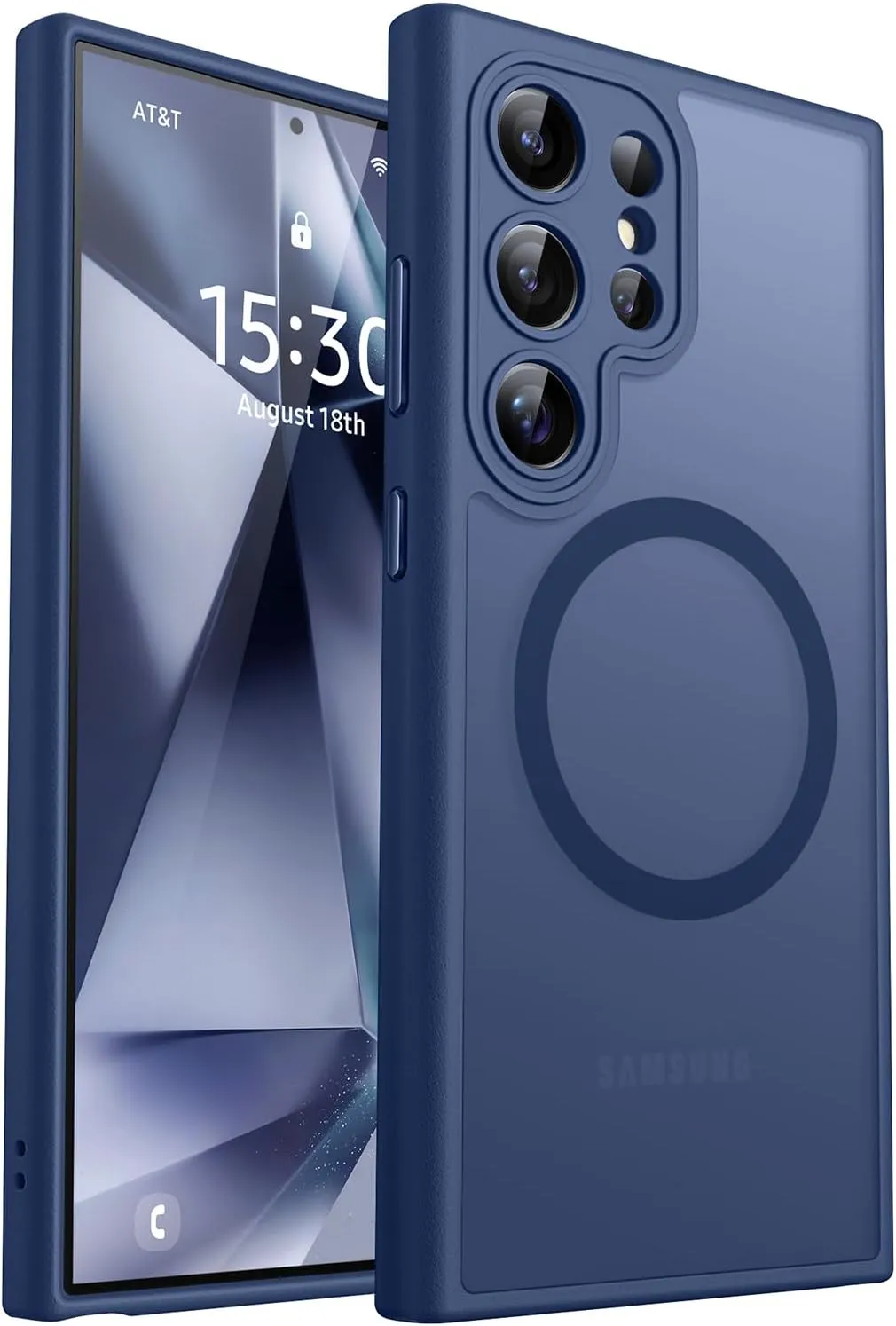CANSHN für Samsung Galaxy S24 Ultra Hülle mit Kameraschutz für Magsafe (TOP Militärschutz & Magnetkraft) Extrem Haltbar…