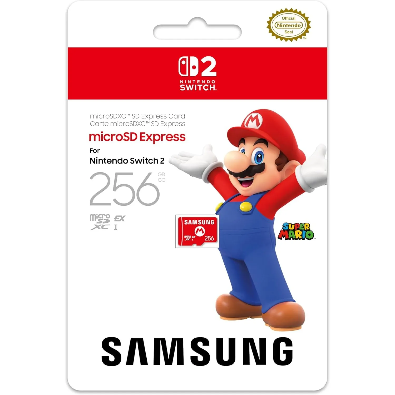 256 GB Samsung microSD Express Card (Nintendo Edition)