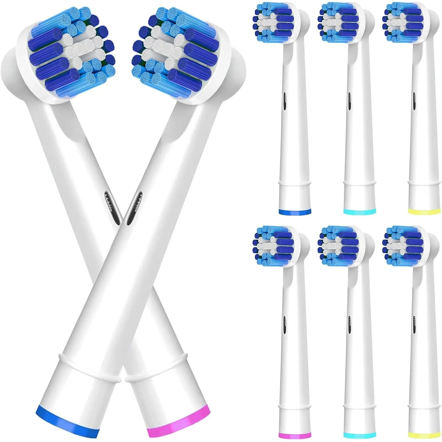 8 Stück Aufsteckbürsten Kompatibel mit Oral B Aufsteckbürsten, Professionelle Elektrische Bürstenköpfe für Oral B Elekt…