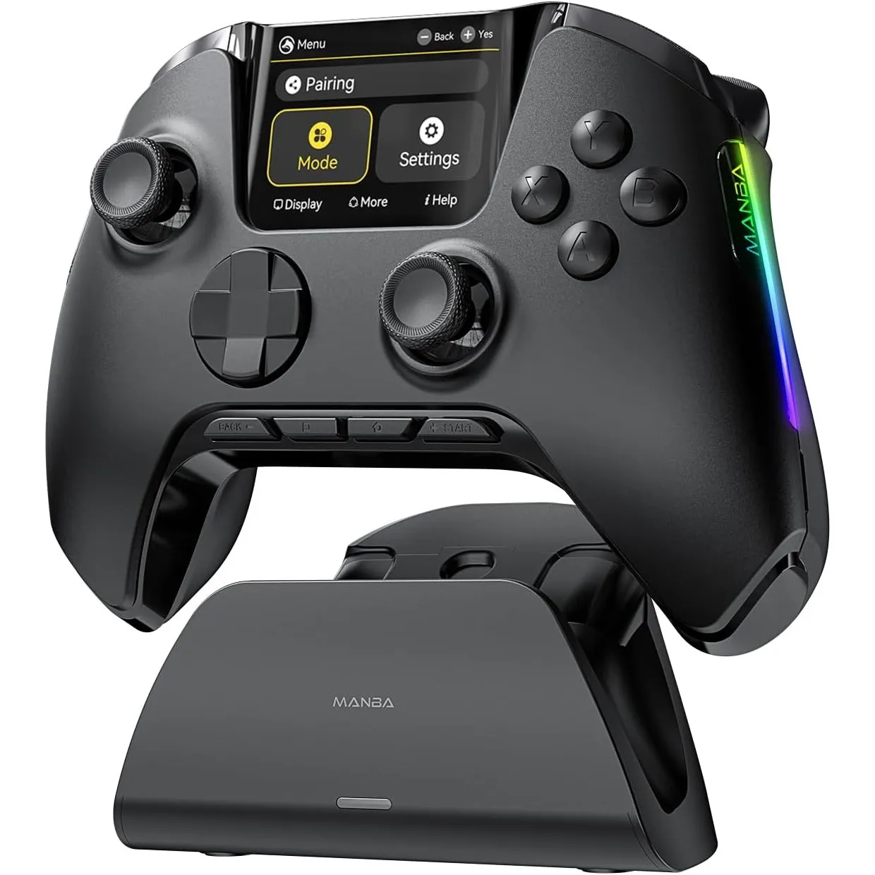 MANBA One Interactive Screen Controller für PC/Switch/iOS/Android (Schwarz)