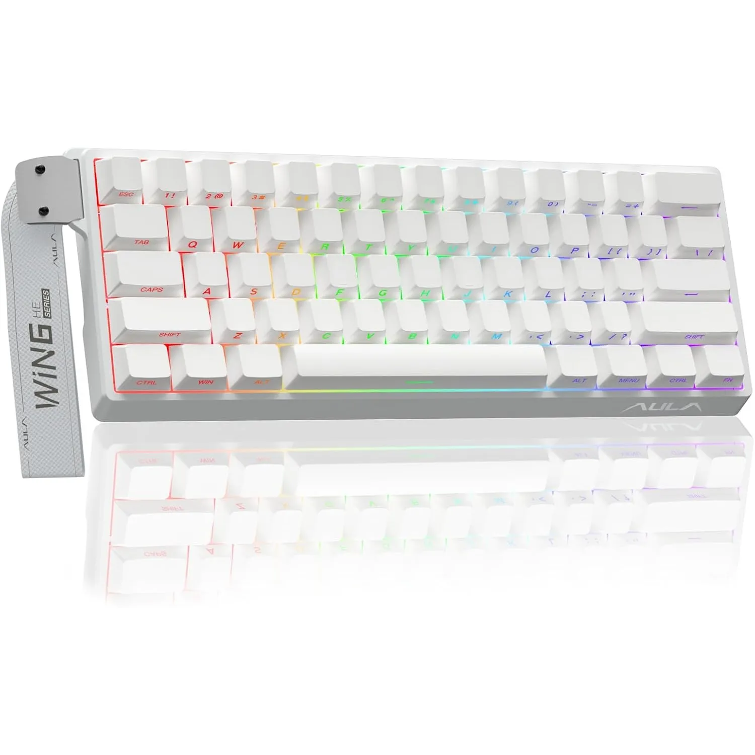 AULA WIN60 HE Mechanische Gaming Tastatur mit Kabel,Hall Effect Magnetic Switches,Rapid Trigger,Einstellbare Betätigung…