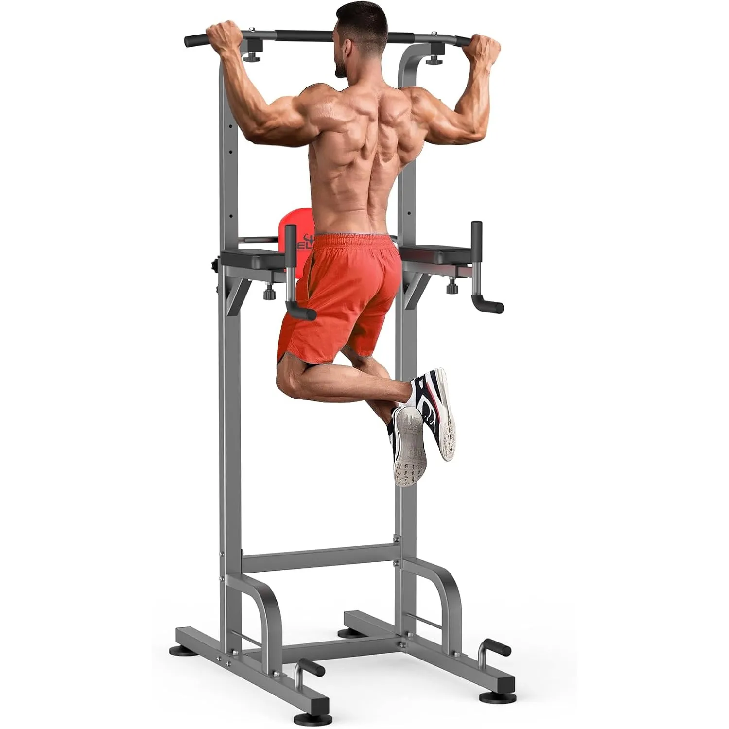 RELIFE REBUILD YOUR LIFE Power Tower Klimmzüge Dips Höhenverstellbares Multifunktions Fitnessgerät Zuhause Kraftstation…