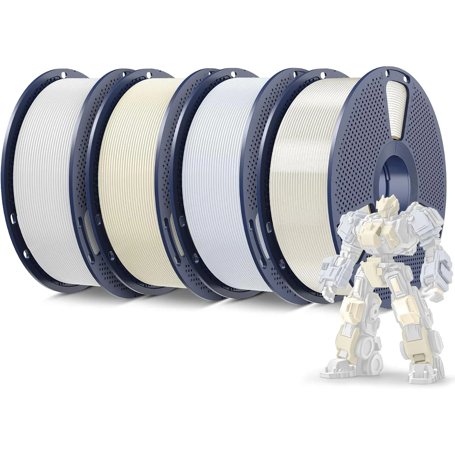 SUNLU PLA+ Filament 1.75mm 4KG Bundle, PLA Plus 3D Drucker Filament