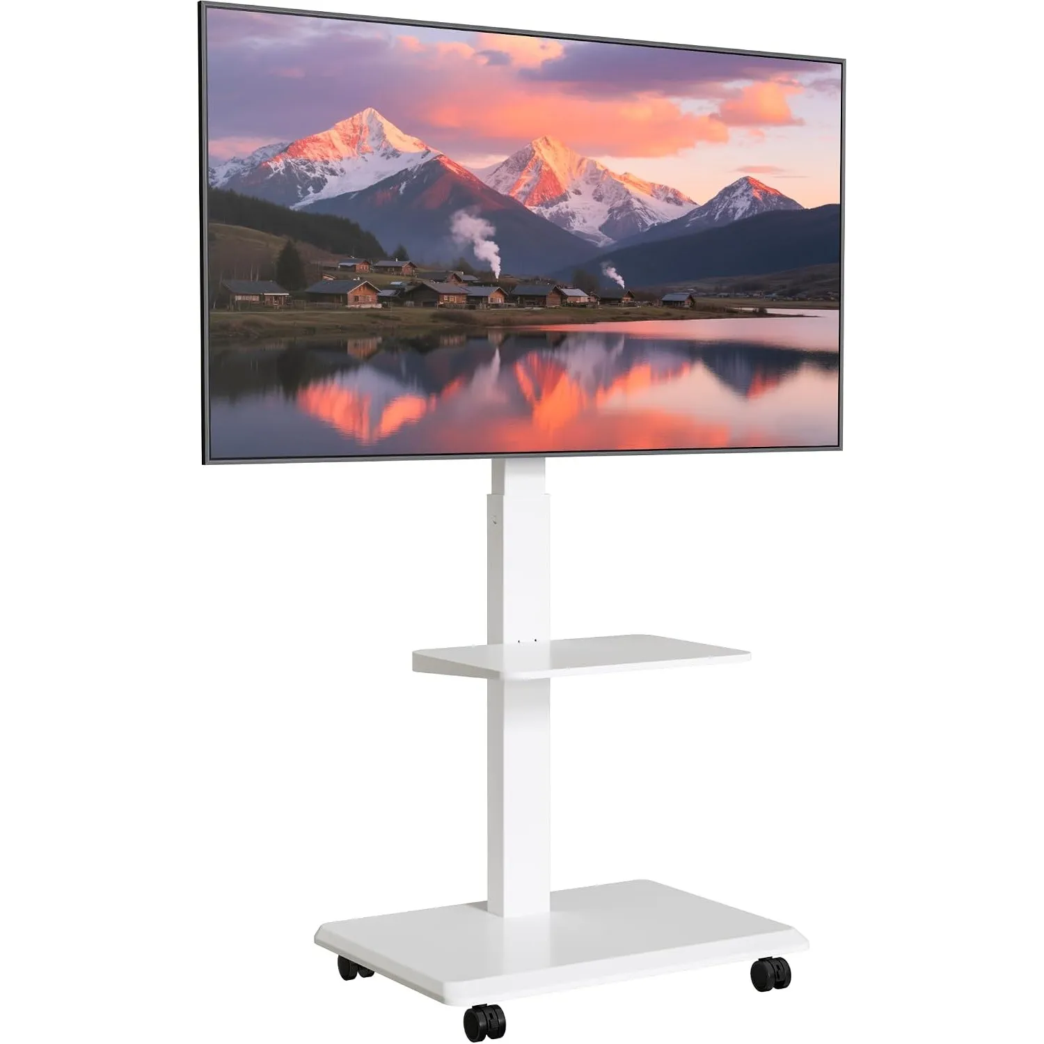 TV Ständer Rollbar aus Stahl für 37-75 Zoll Fernseher bis 50 kg