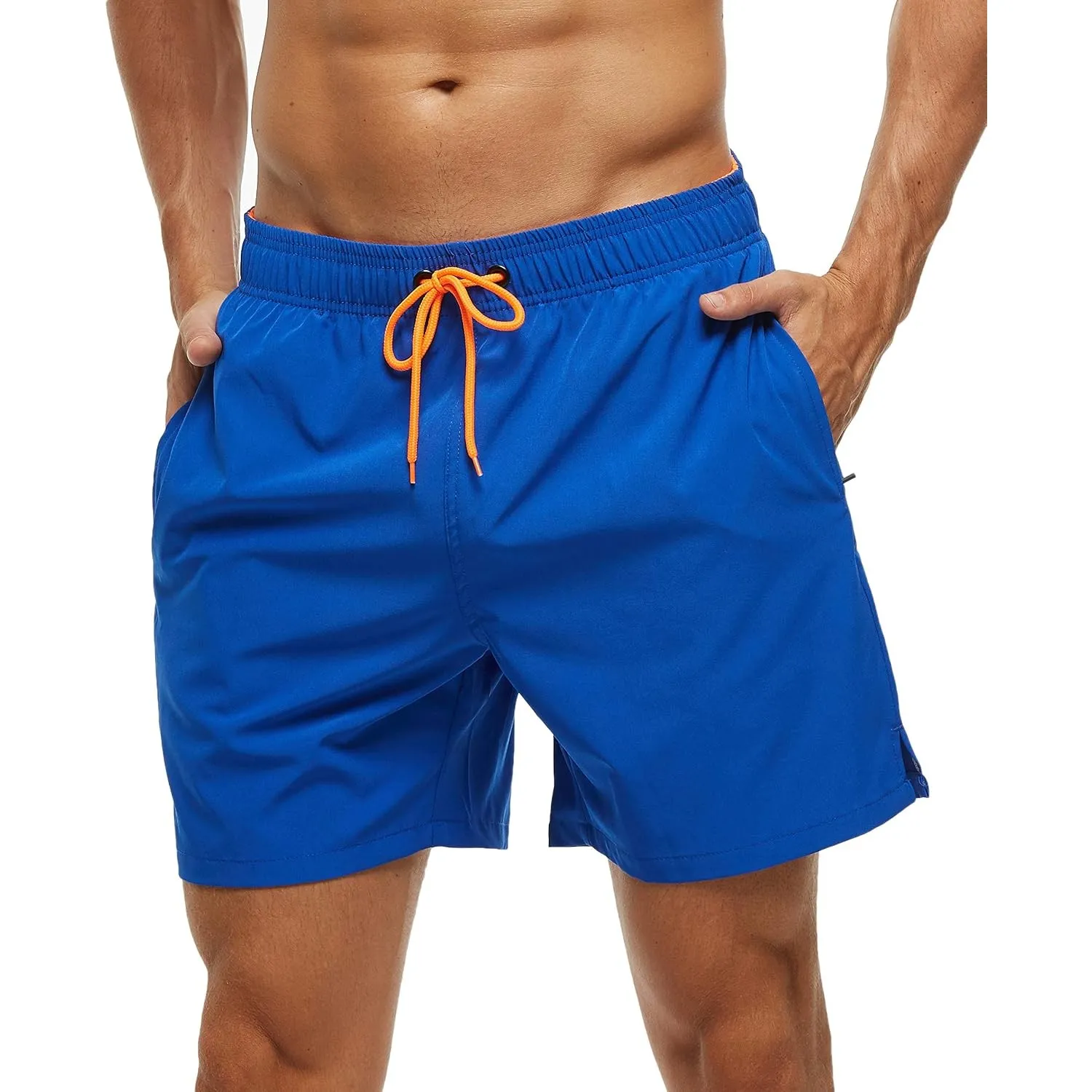 Arcweg Badehose für Herren mit Reißverschlusstasche Atmungsaktiv Wasserabweisend Badeshorts Männer Trainingsshorts Elas…