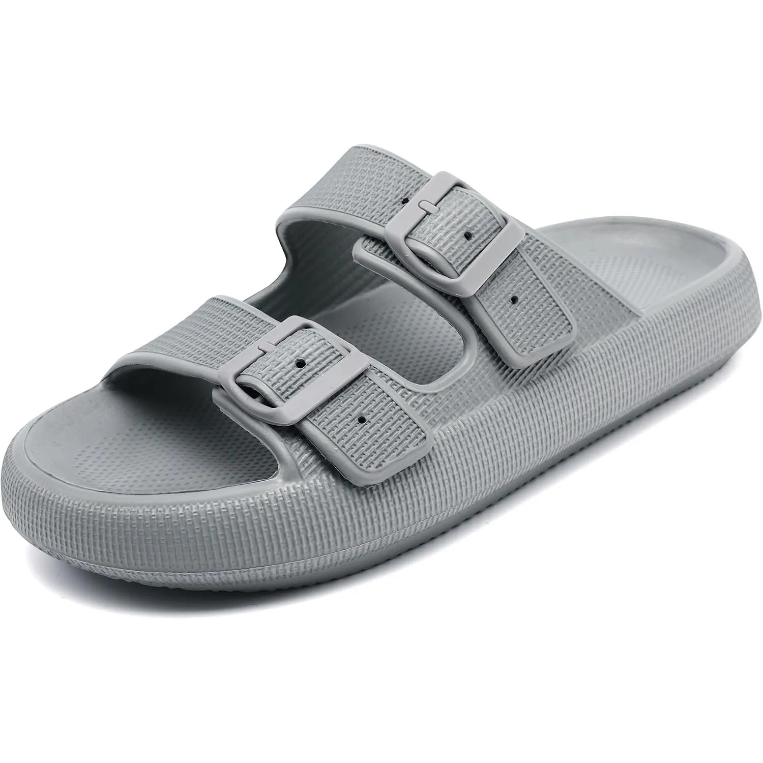 Cozyslides Original Damen Herren,Wolkenschuhe Damen Sandalen mit Verstellbaren Schnallen Rutschfest Schnell Trocknend S…