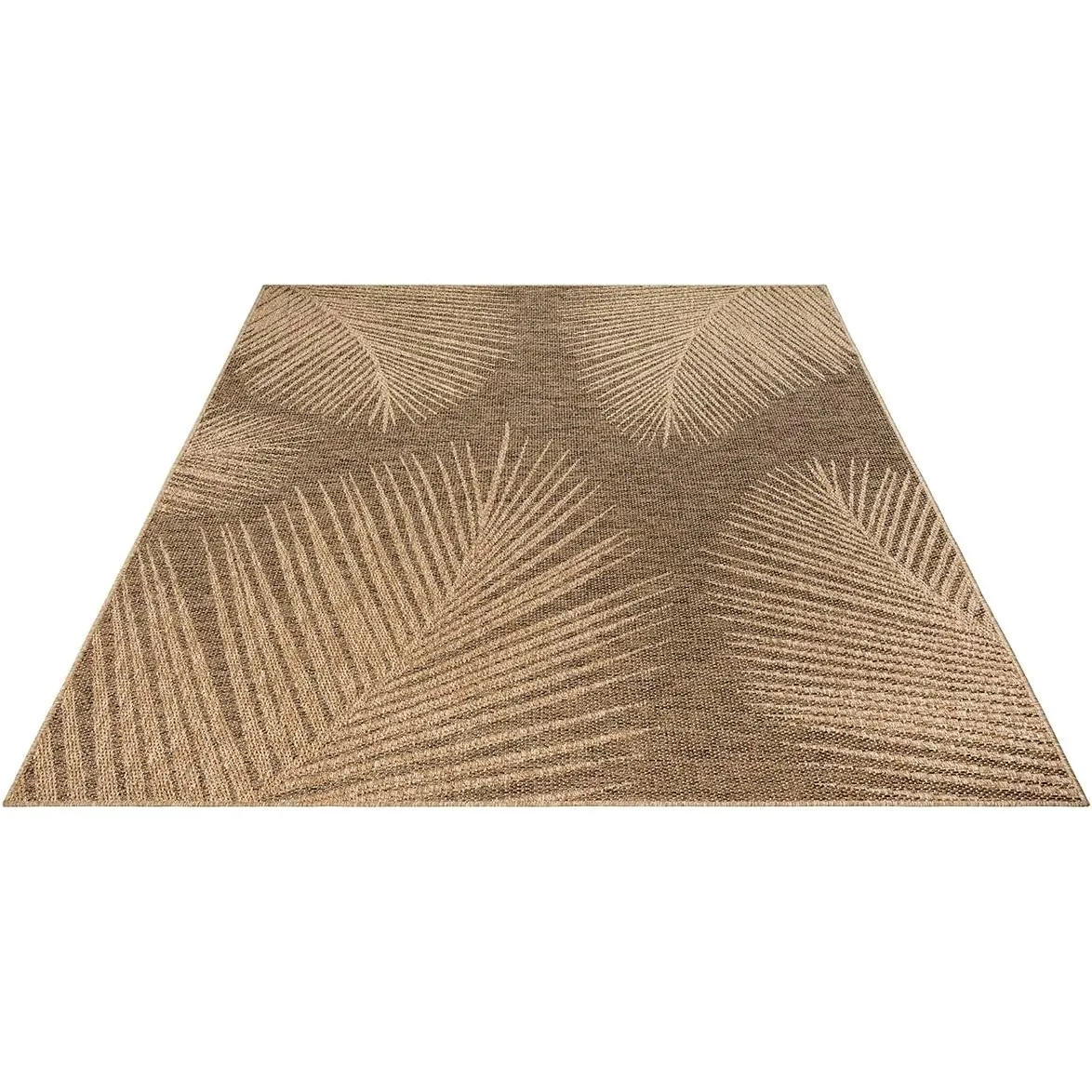 Mias Teppiche Soil – ca. 120 x 170 cm Outdoor Teppich wetterfest Jute-Look Balkon Terrasse