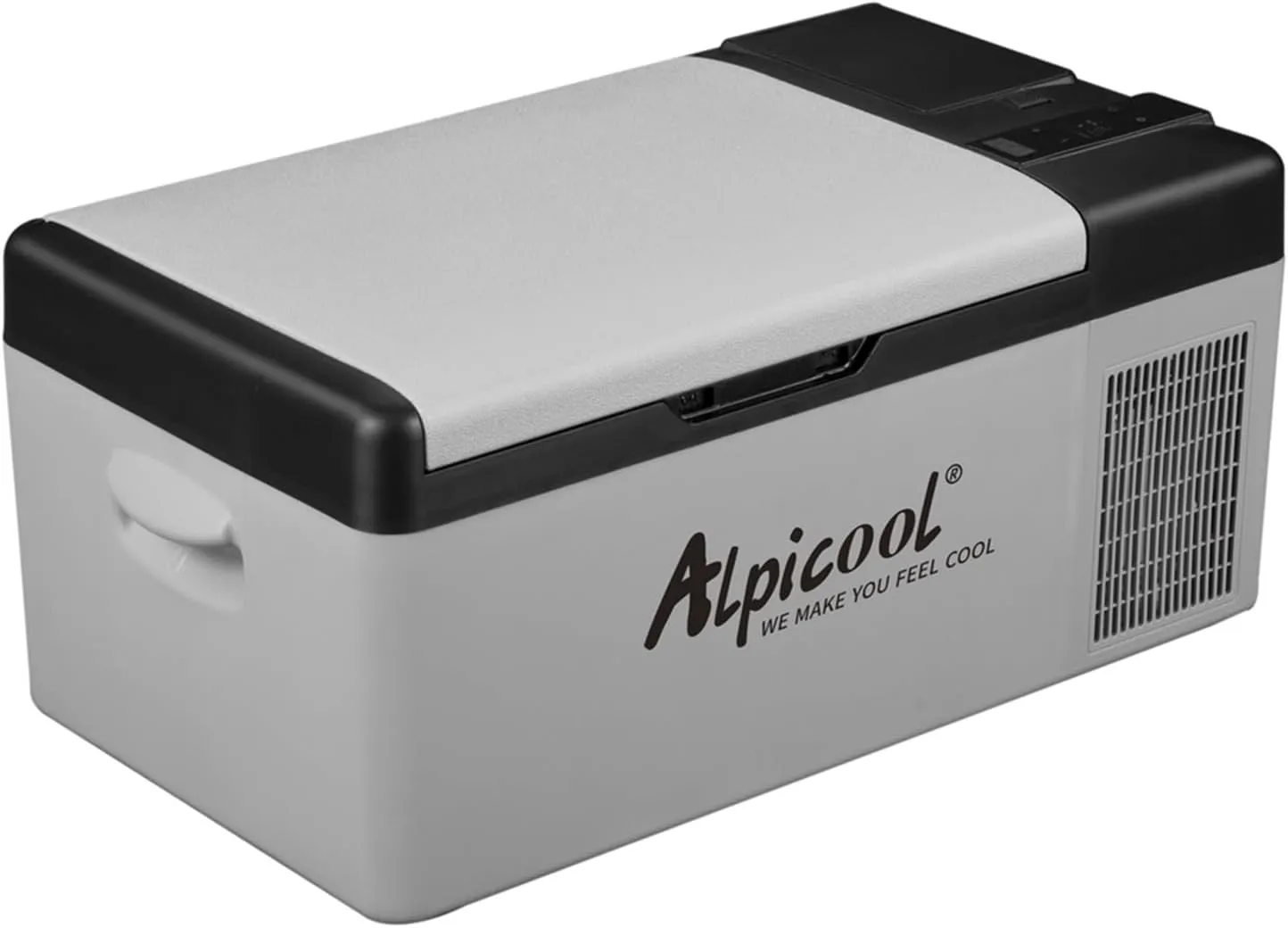 Alpicool EC15 15L Compressor Cool Box 12 V Mini Fridge Electric Camping Freezer Box Small Portable for Car, Truck, Boat…