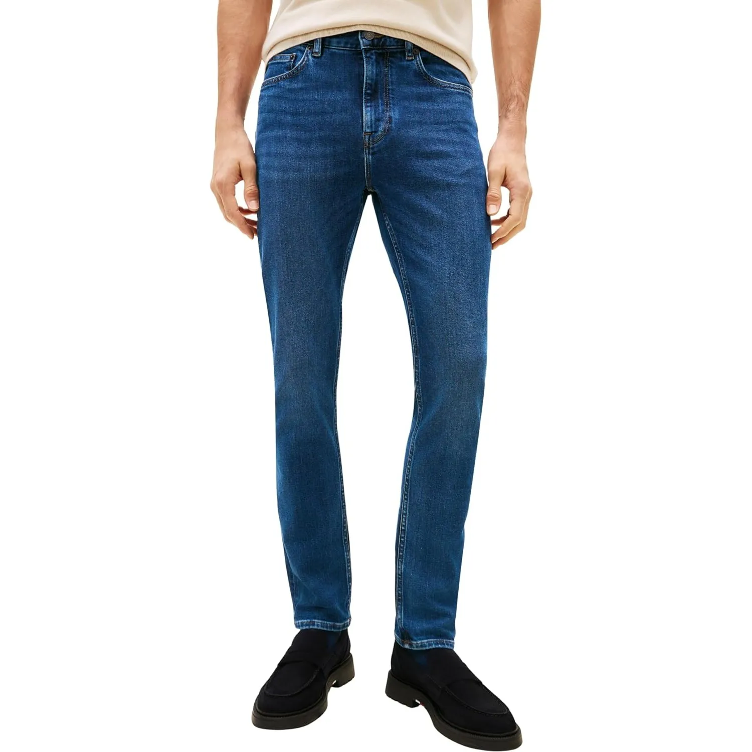 Tommy Hilfiger Herren Slim Slim Bleecker Moris Blue Mw0mw41905
