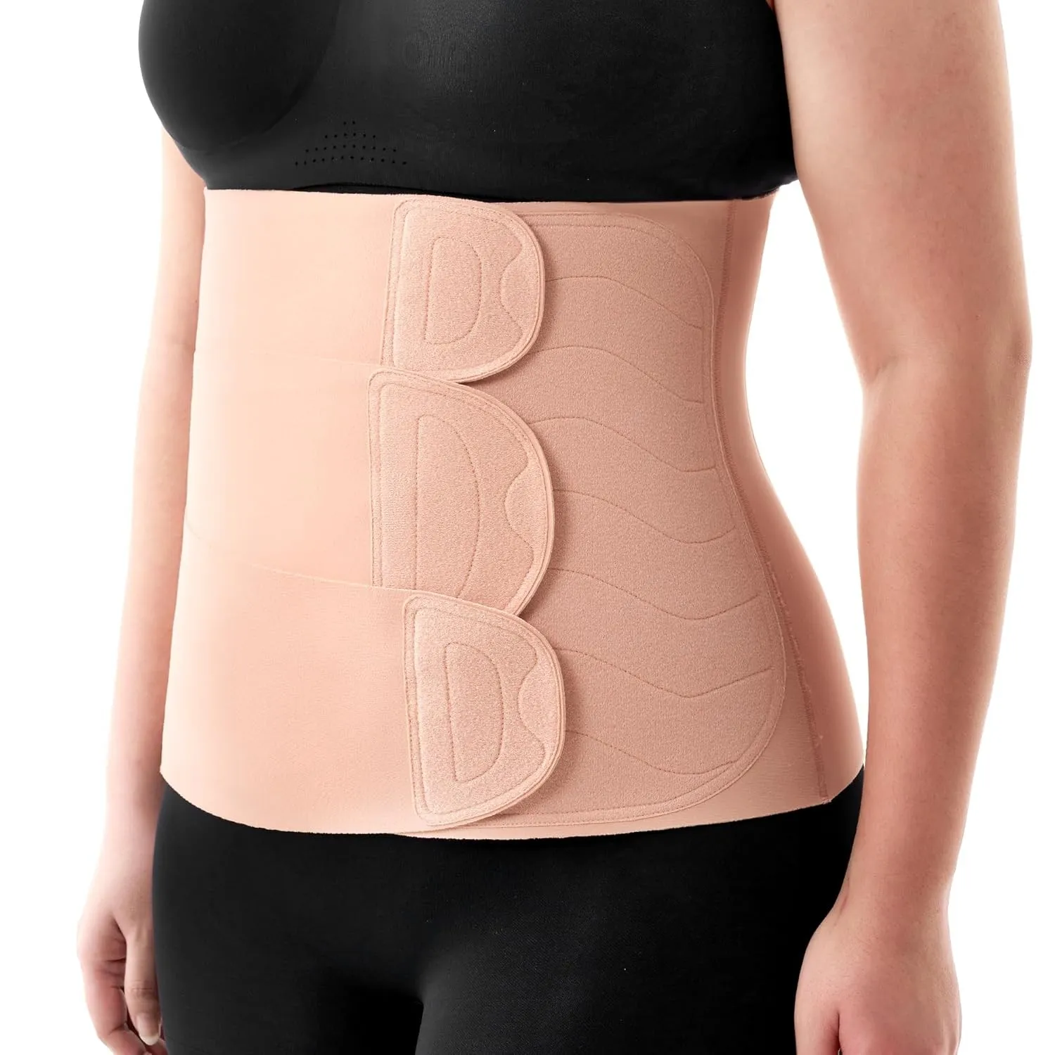 Momcozy Ergowrap Bauchgurt nach Geburt, 3D-Kompression & Rückenstütze für Kaiserschnitt-Rückbildung, Nahtloses Bauchban…