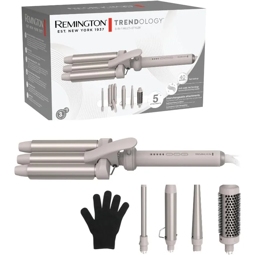 Remington 5-in-1 Lockenstab Trendology, 130-210°C, CI41MS5