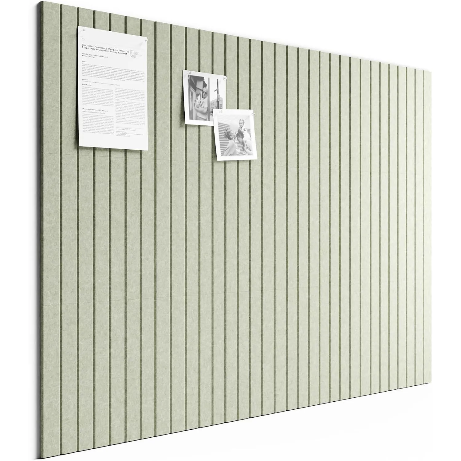 Bumusty Große Filz Pinnwand 120 x 90 cm, 12er-Pack, Salbeigrün