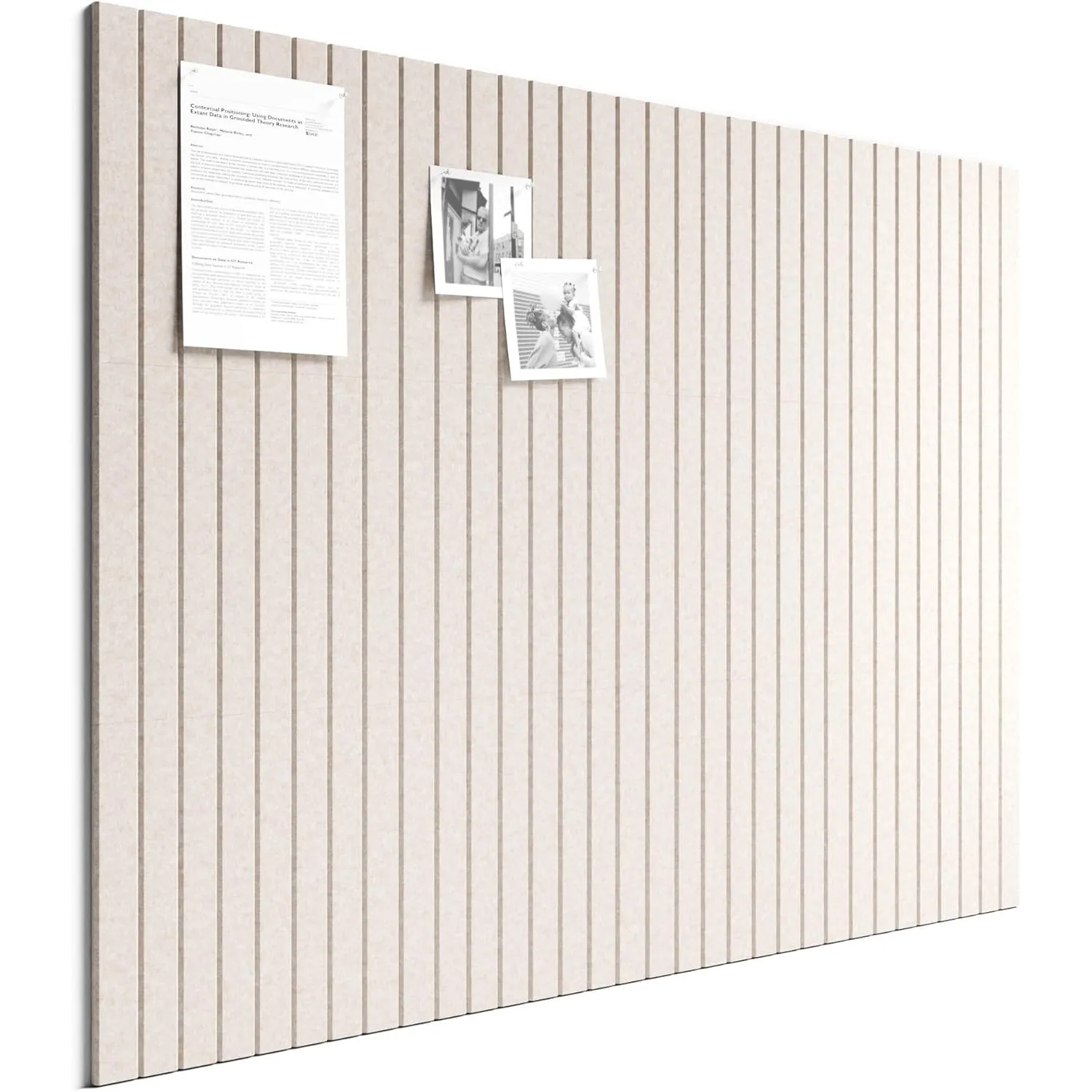 Bumusty Große Filz Pinnwand 120 x 90 cm, 12er-Pack, Haferfarben