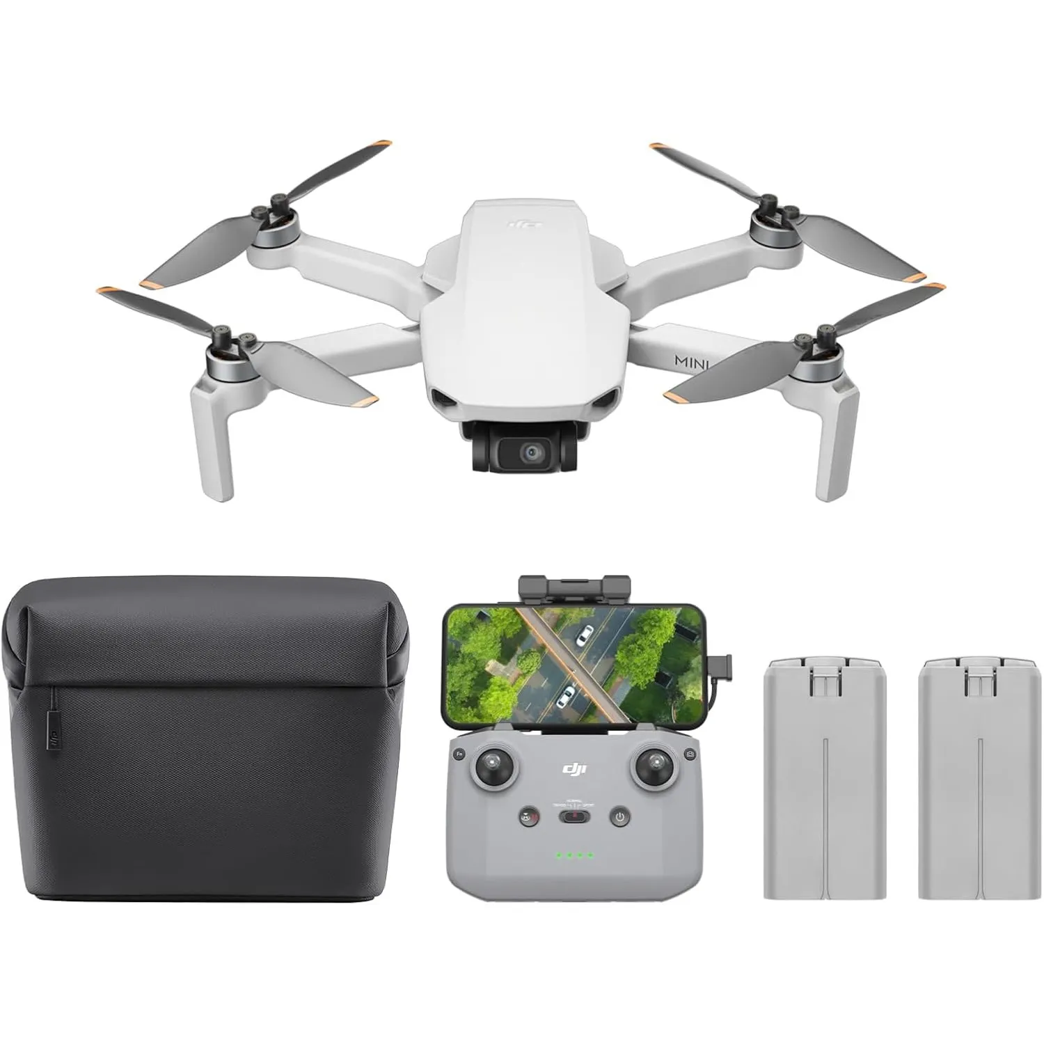 DJI Mini 4K Camera Drohnen Combo mit 4K UHD Kamera für Erwachsene, 3-Achsen-Gimbal-Stabilisierung, 10 km Videoübertragu…