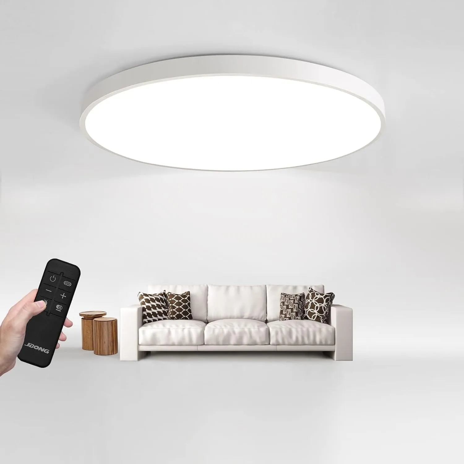 JDONG 80W Led Deckenleuchte Dimmbar 3000K-6000K Rund Flach Deckenlampe