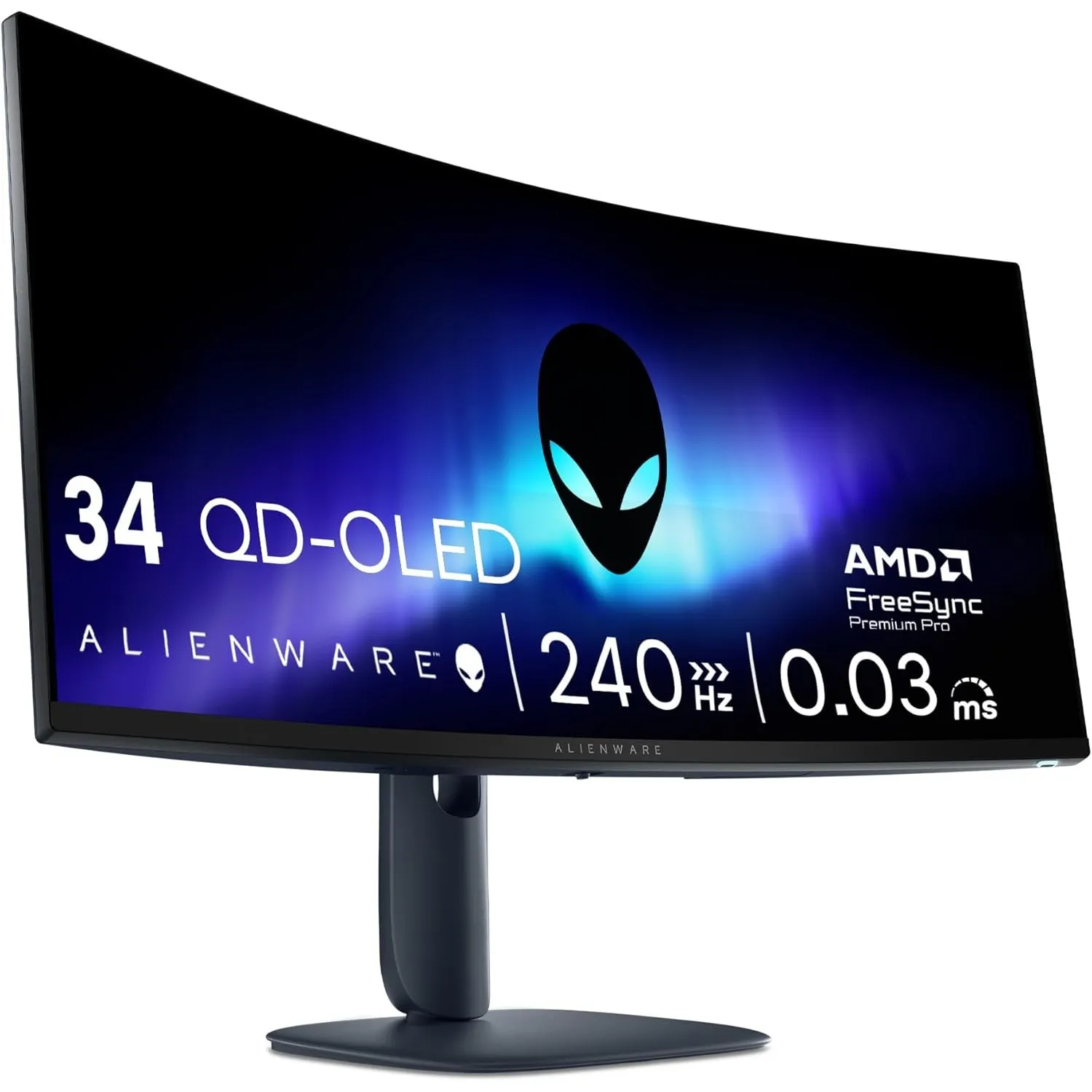 Alienware 34 Gaming Monitor - AW3425DW, WQHD (3440x1440), 240Hz, QD OLED