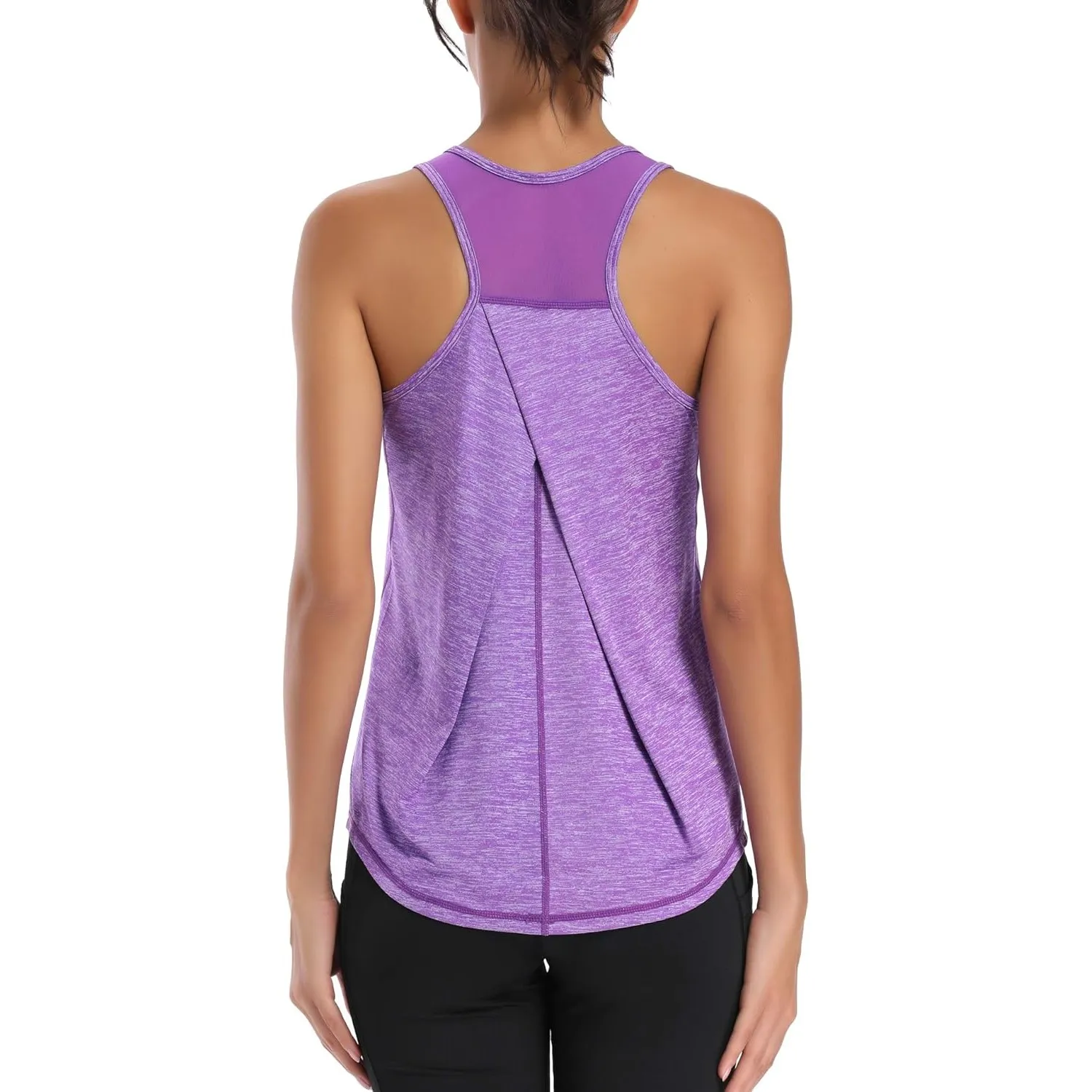 Damen Sport Tank Top Ärmelloses Leichte Fitness Top Yoga Oberteile