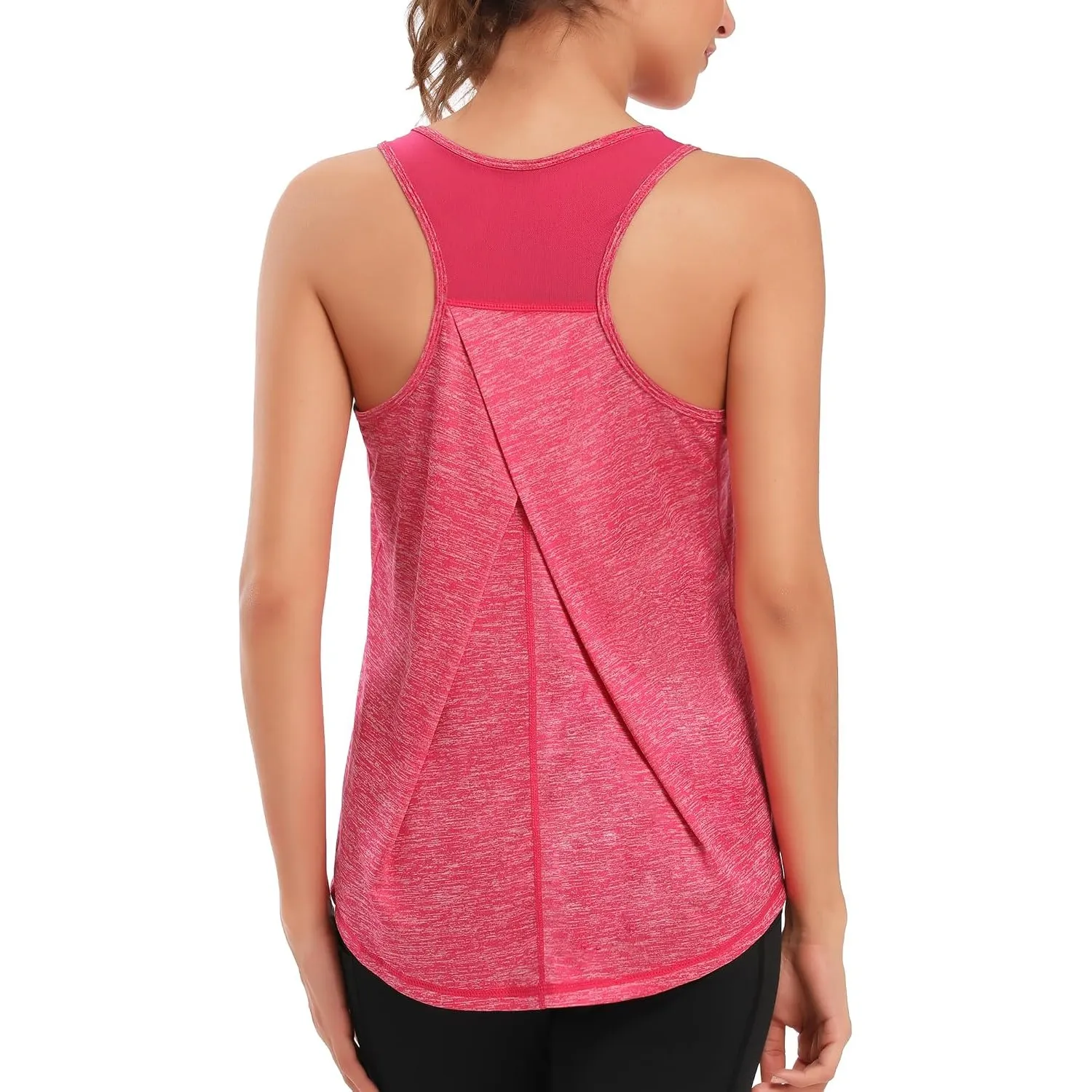 Damen Sport Tank Top Ärmelloses Leichte Fitness Top Yoga Oberteile