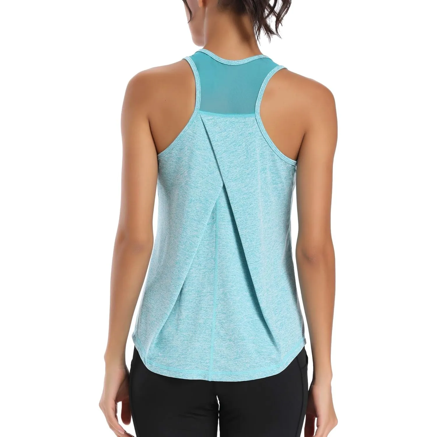 Damen Sport Tank Top Ärmelloses Leichte Fitness Top Yoga Oberteile