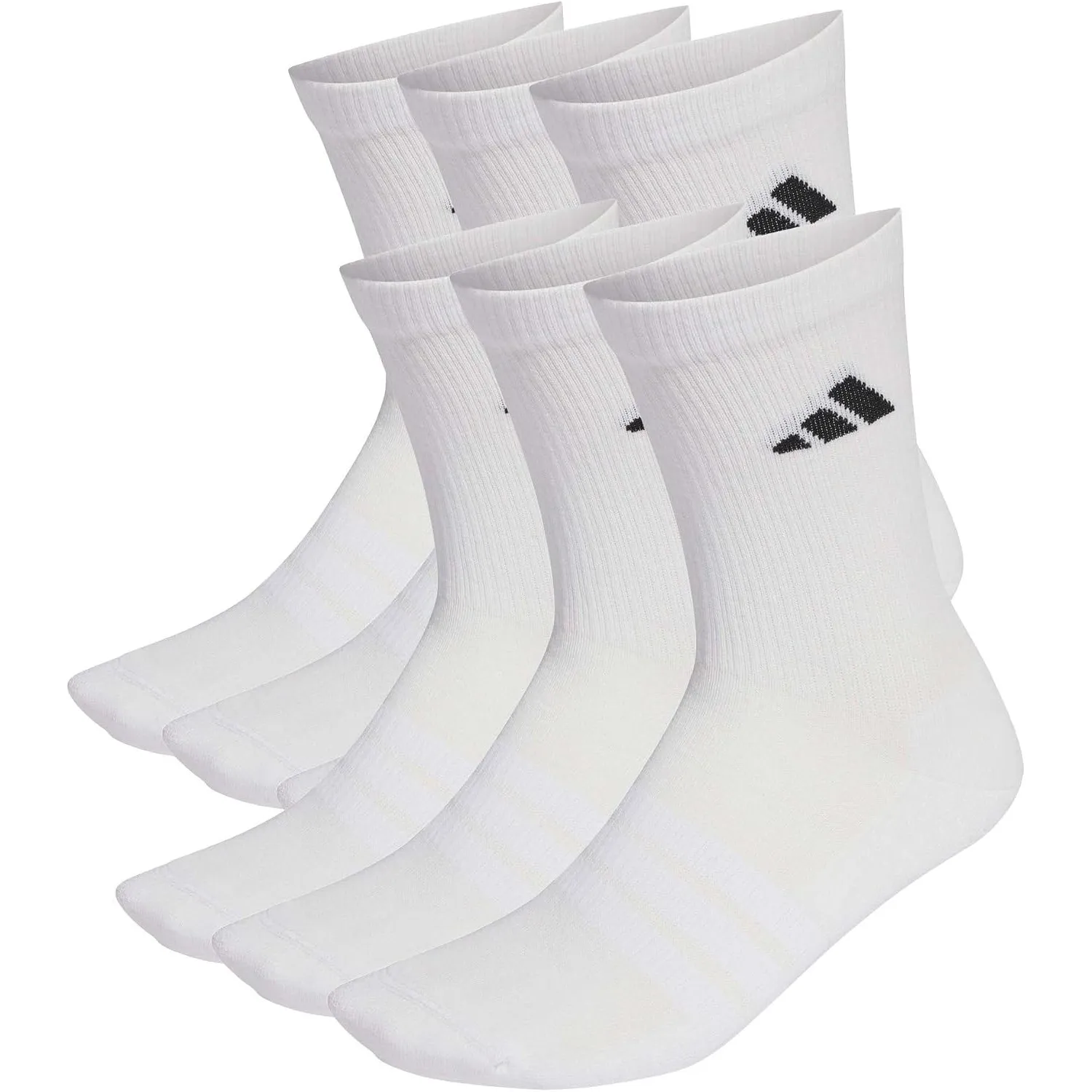 adidas Unisex Cushioned Crew Socks 6 Pair Pack Socken
